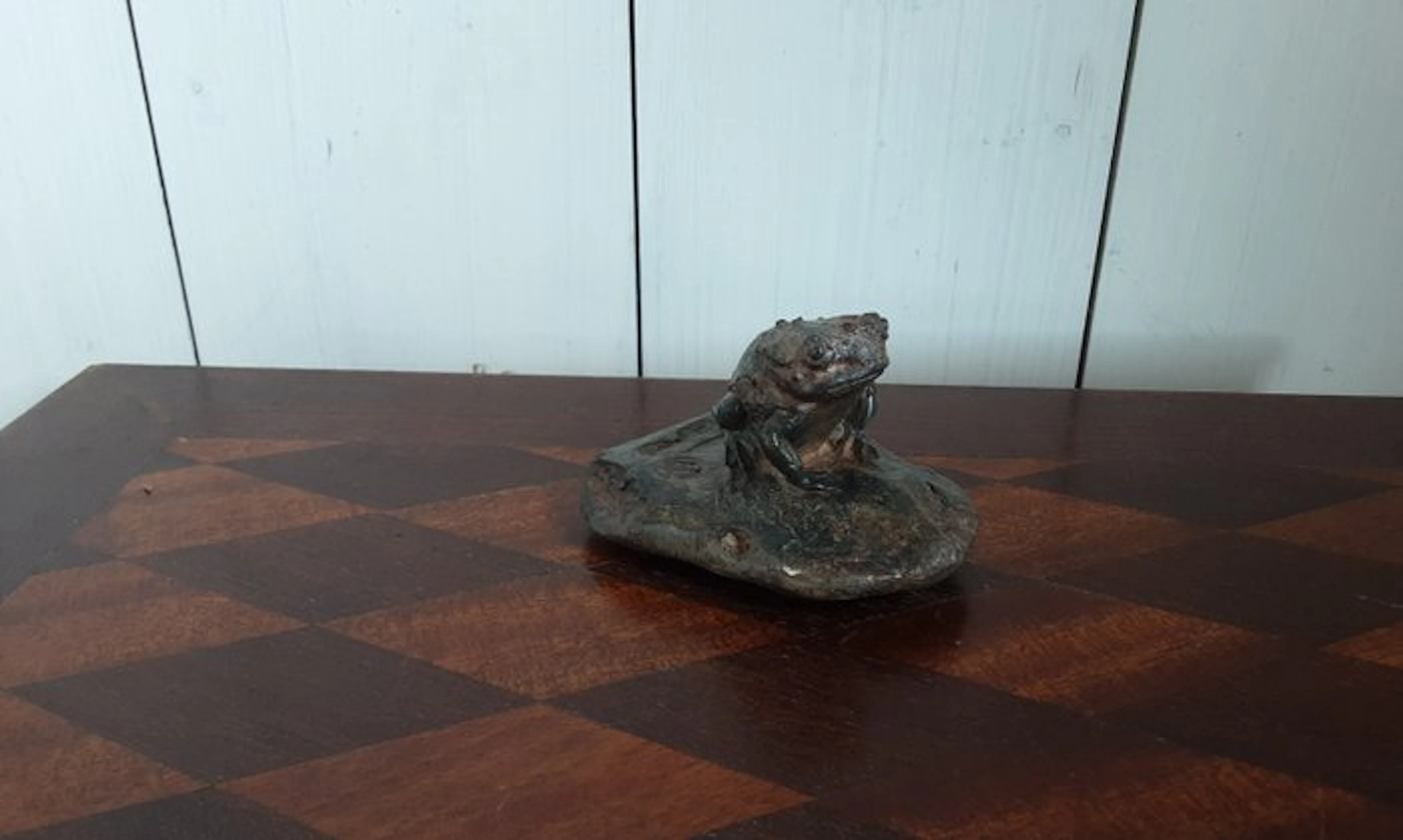 P. Chenet - Figure - Kikker - Bronze