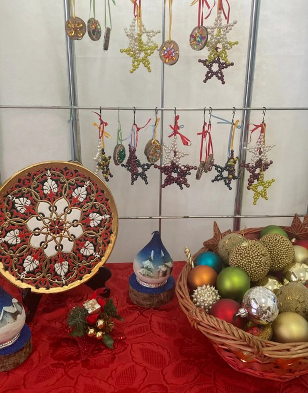 Christmas baubles (100) - Ceramic, Plastic