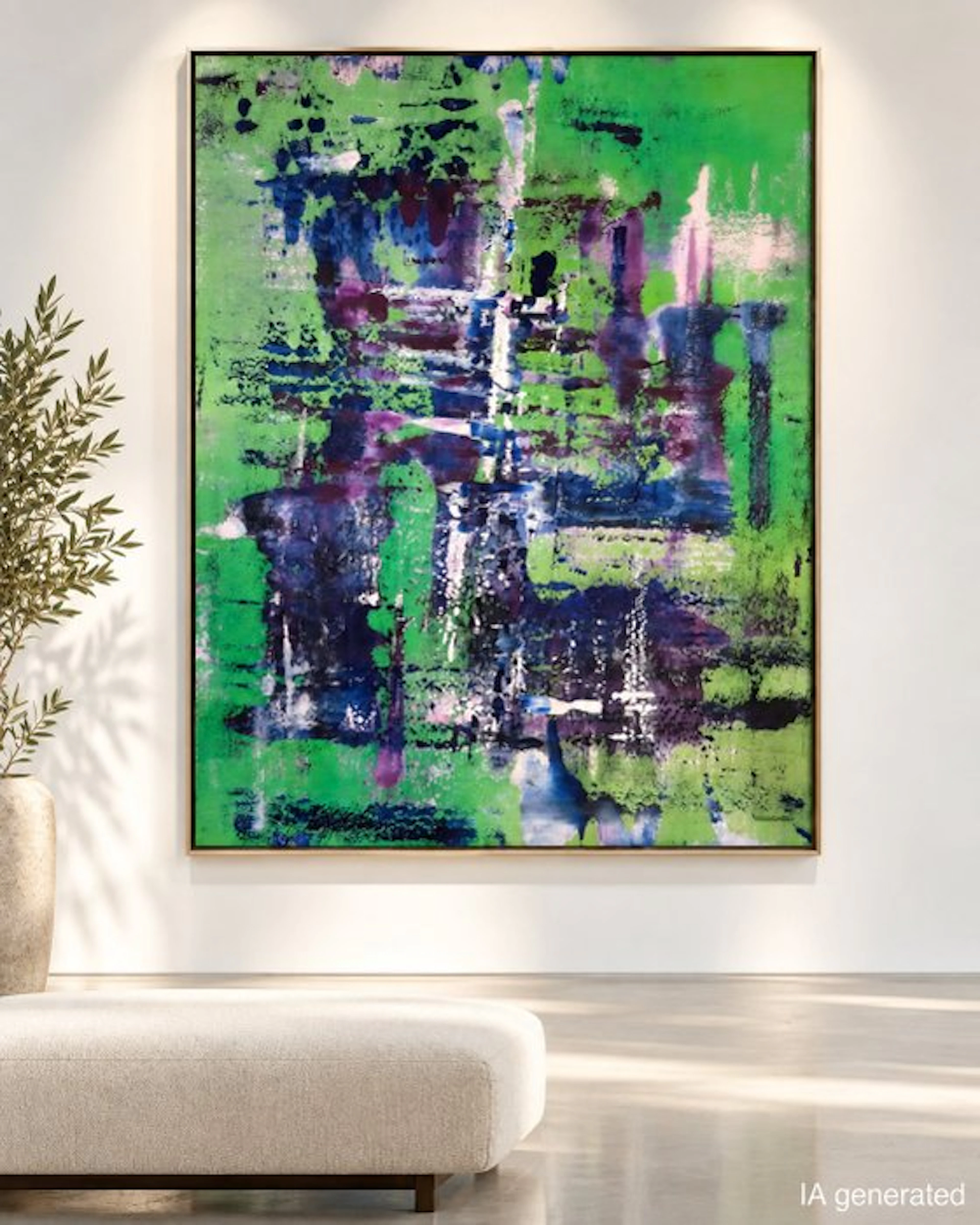 Bri Debernardi - AQUA - 130x100 cm XXL ABSTRACT