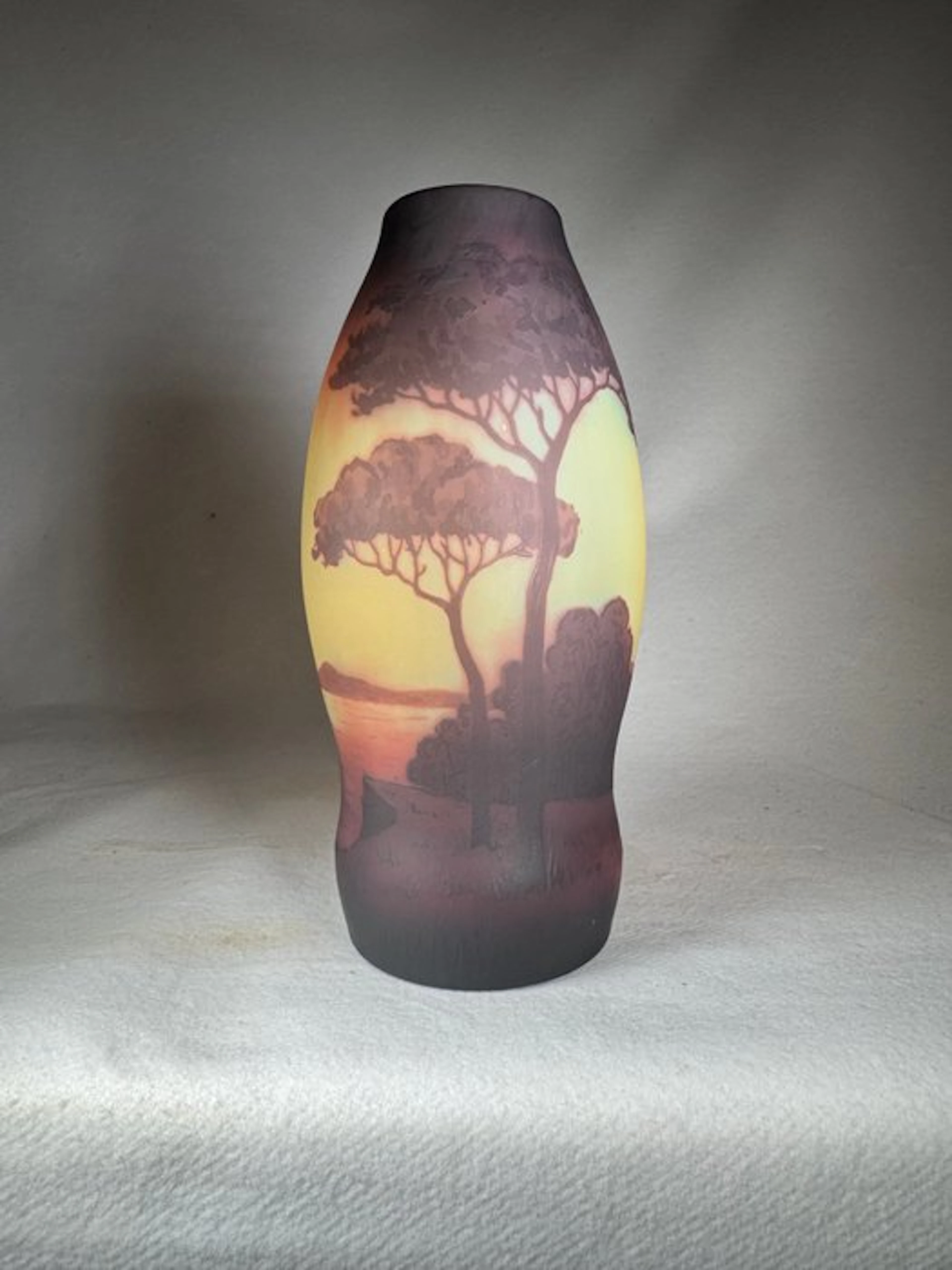 D'Argental - Vase - Glass - Art Nouveau