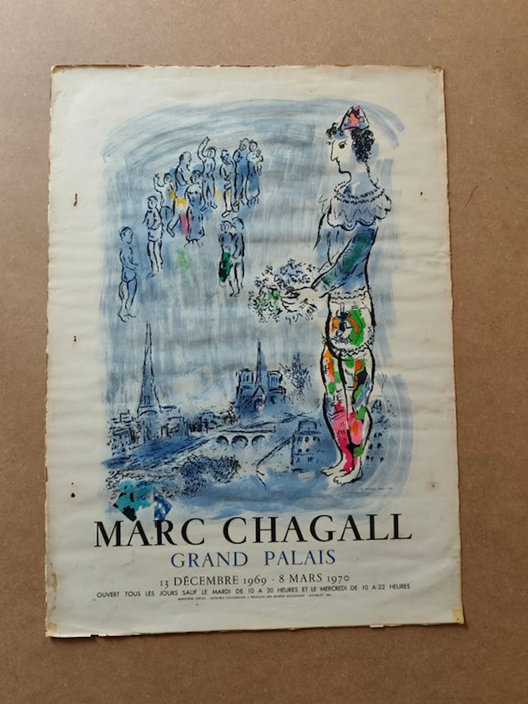 Marc Chagall - Mourlot - Le magicien de Paris - 1970s
