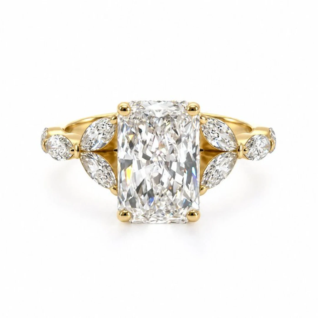 No reserve price - Ring - 14 kt