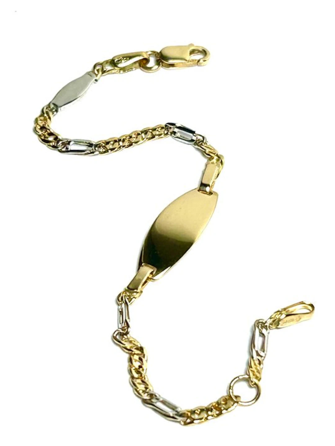 Bracelet - 18 kt. Yellow gold, White gold