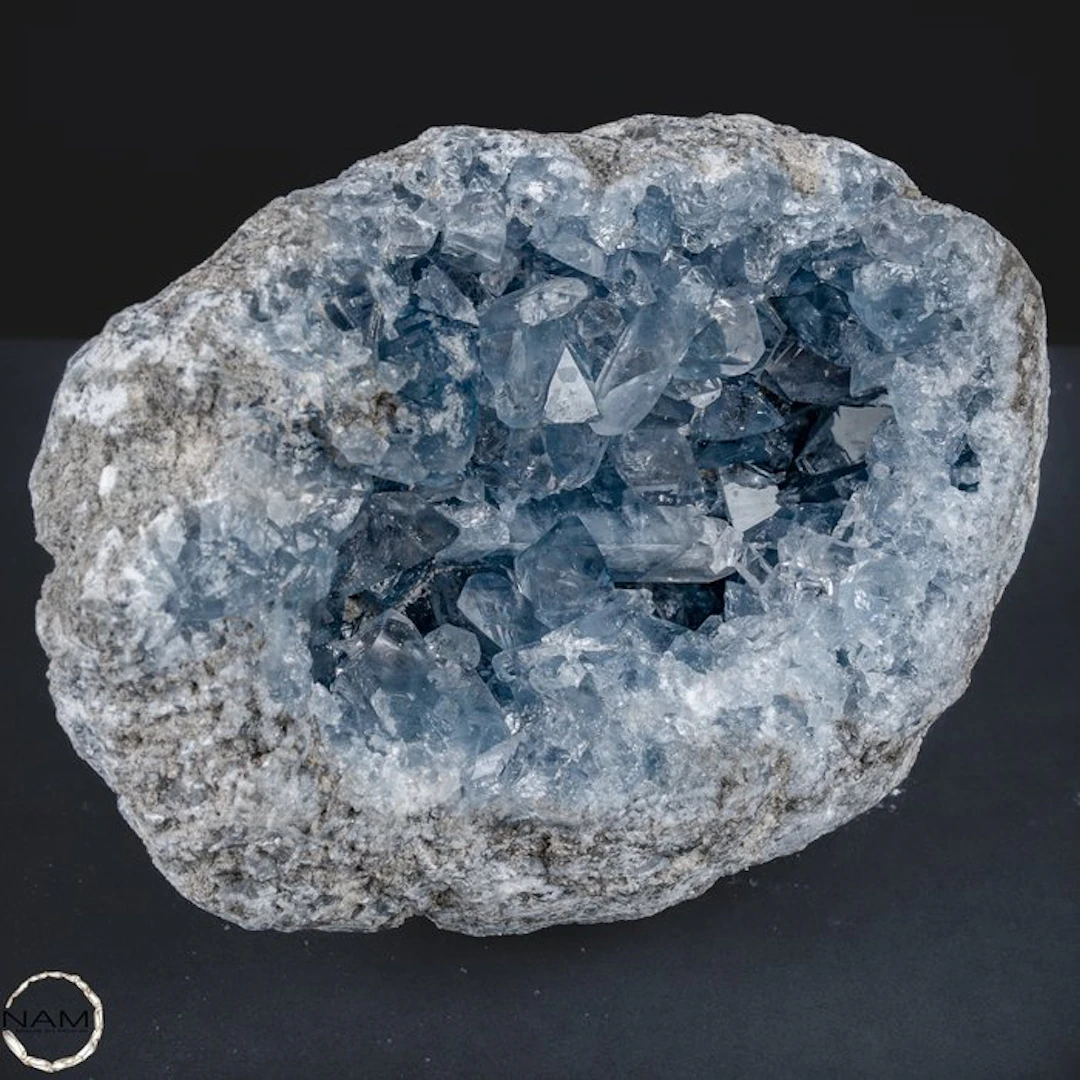 First Quality Natural Celestite Geode- 4920.17 g