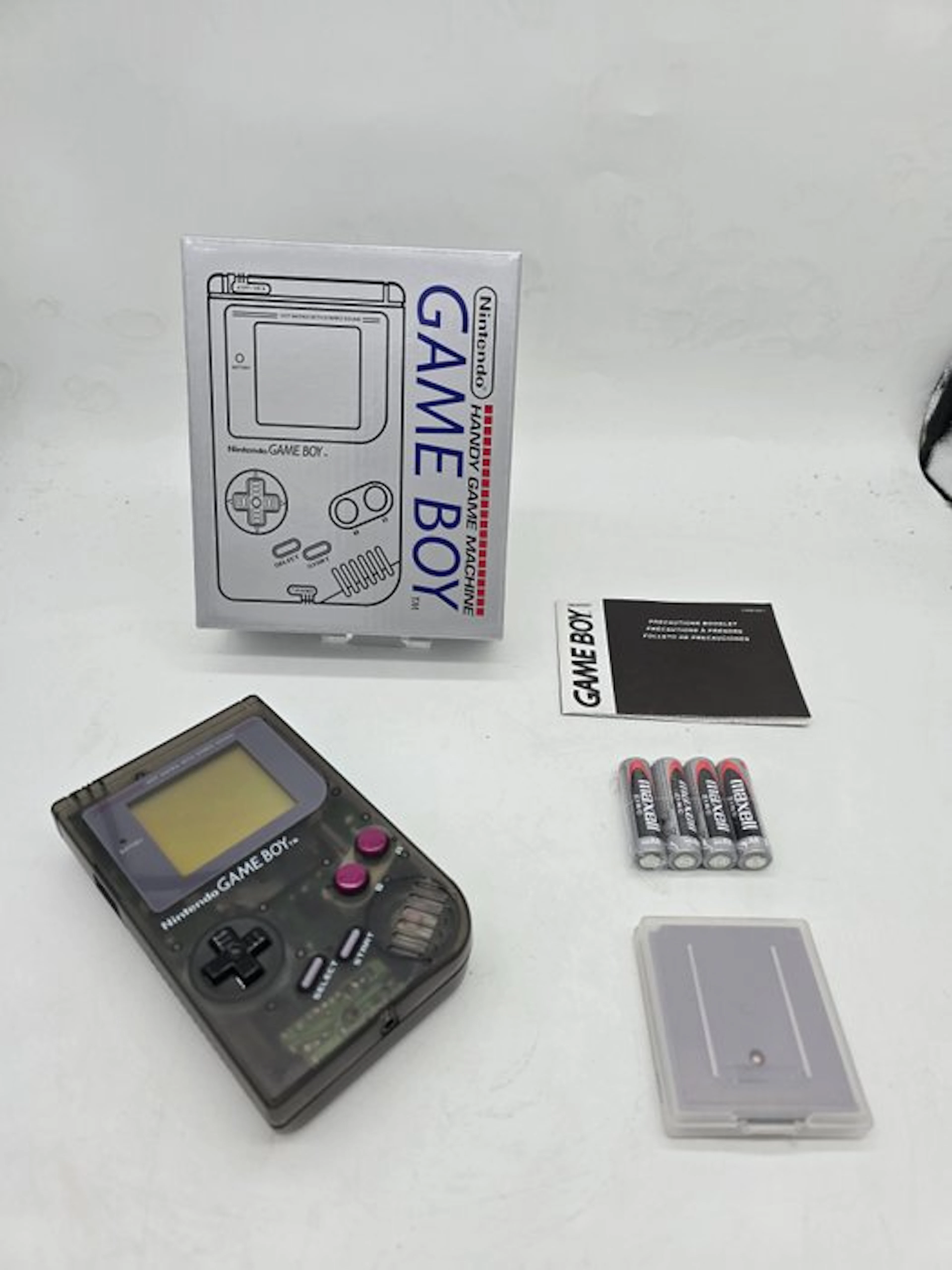 Nintendo - Gameboy Classic - DMG-01 1989 Rare SMOKE GREY...