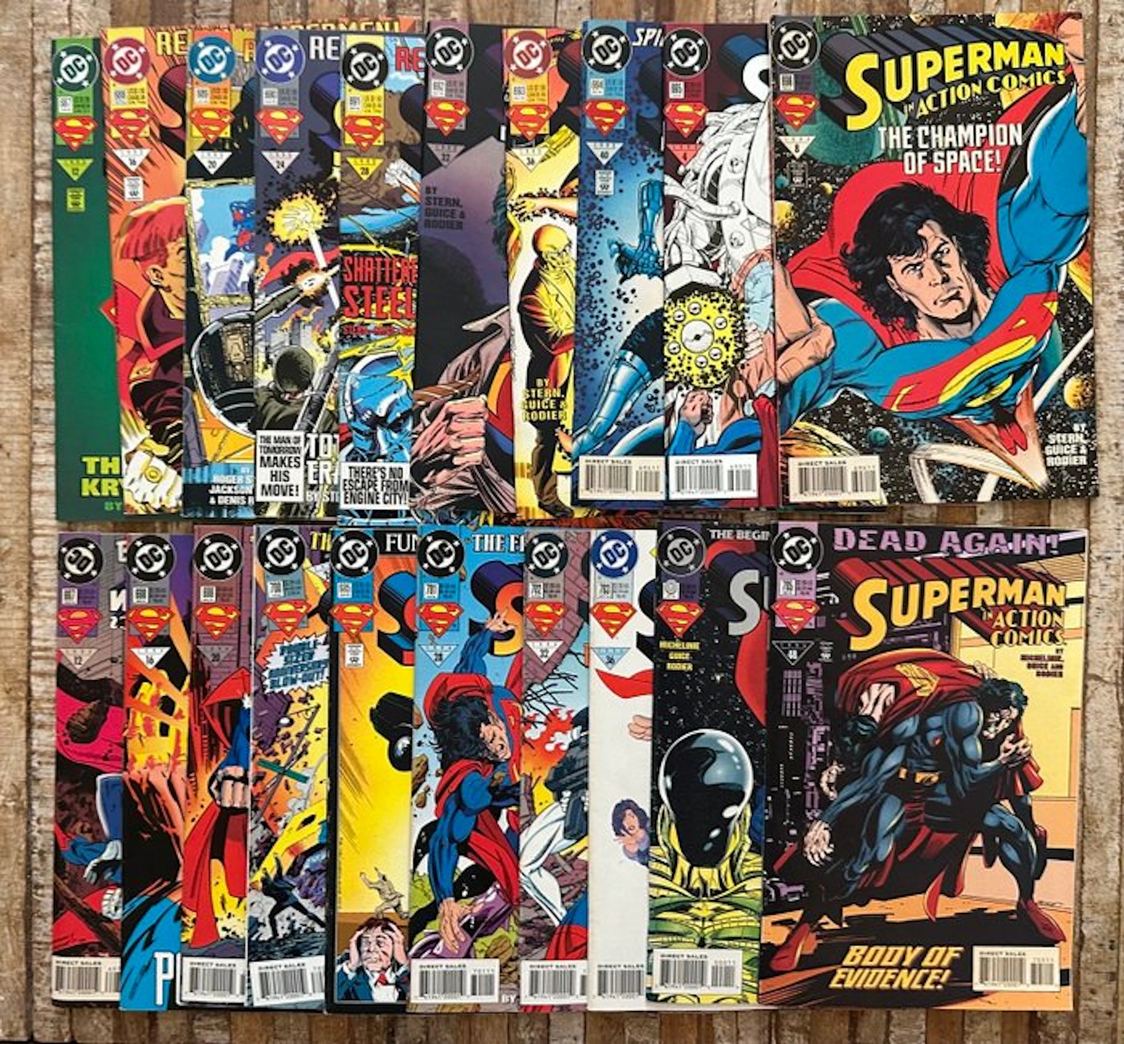 Action Comics #685 à #705 - NO RESERVE - 20 Comic...