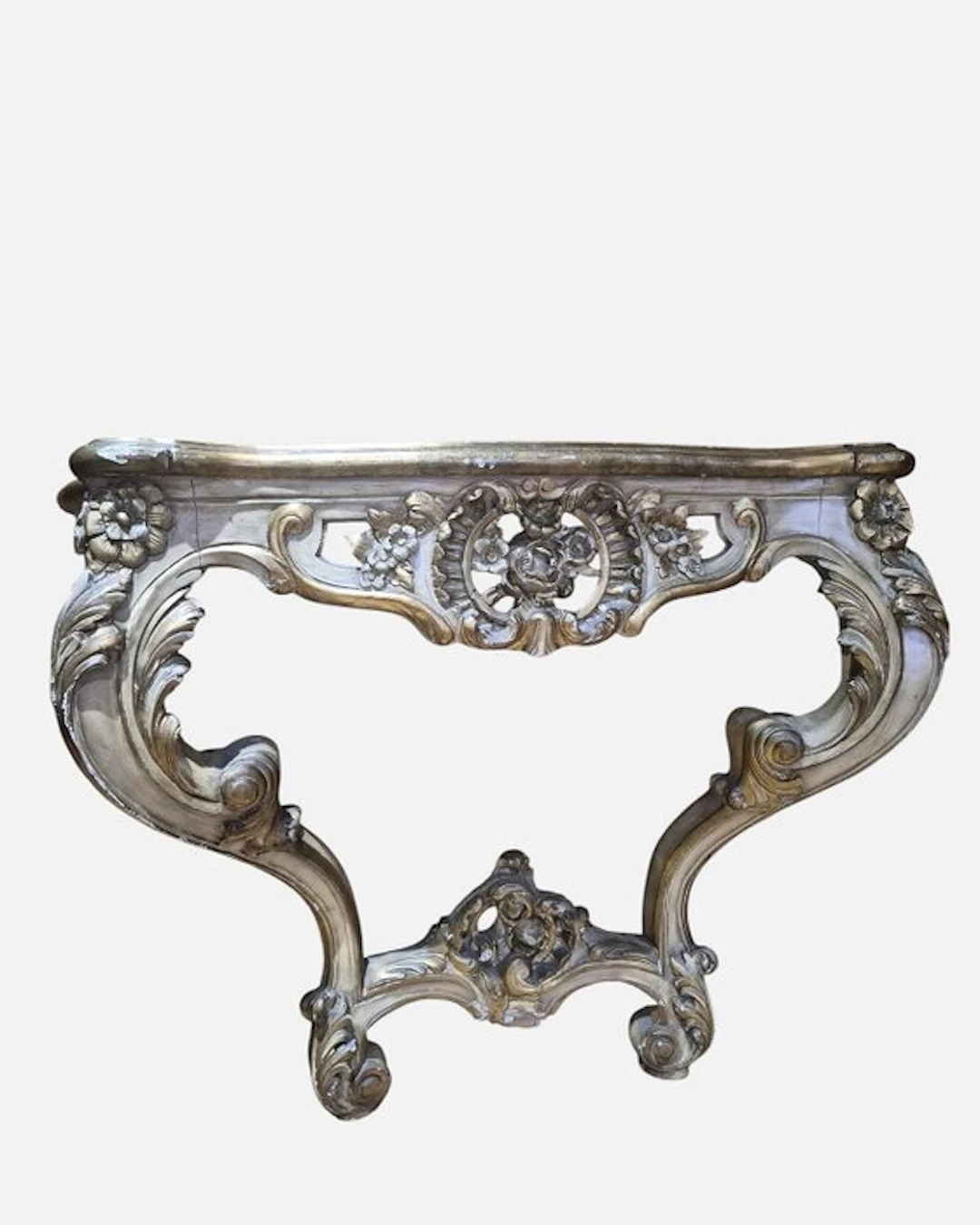 Consola italiana tallada y dorada - Console table - Wood
