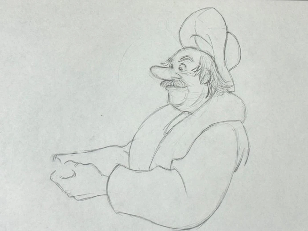 Walt Disney - Original Animation Drawing of Amos (40 x 32...