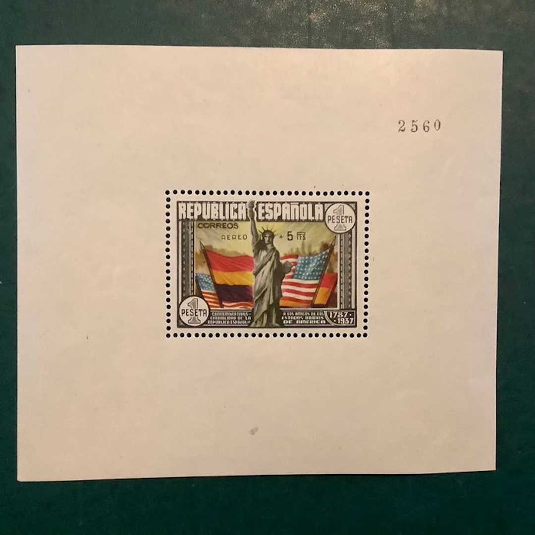 Spain 1938 - Block USA - approved - Edifil 766