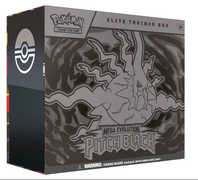 Pokémon Elite trainer box - Pitch BLACK - Mega Evolution