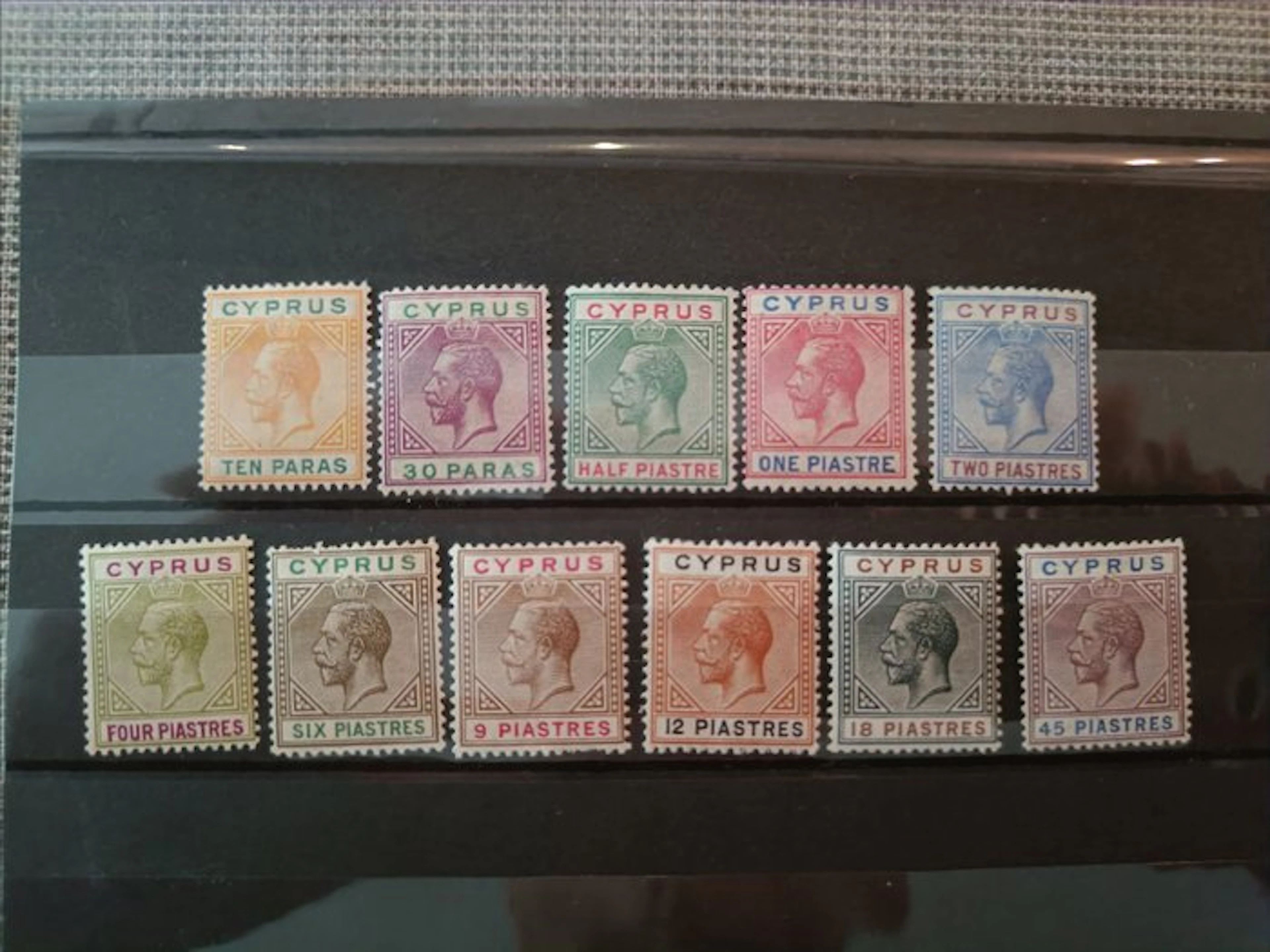 Cyprus 1912/1915 - GV - Yv 56-66