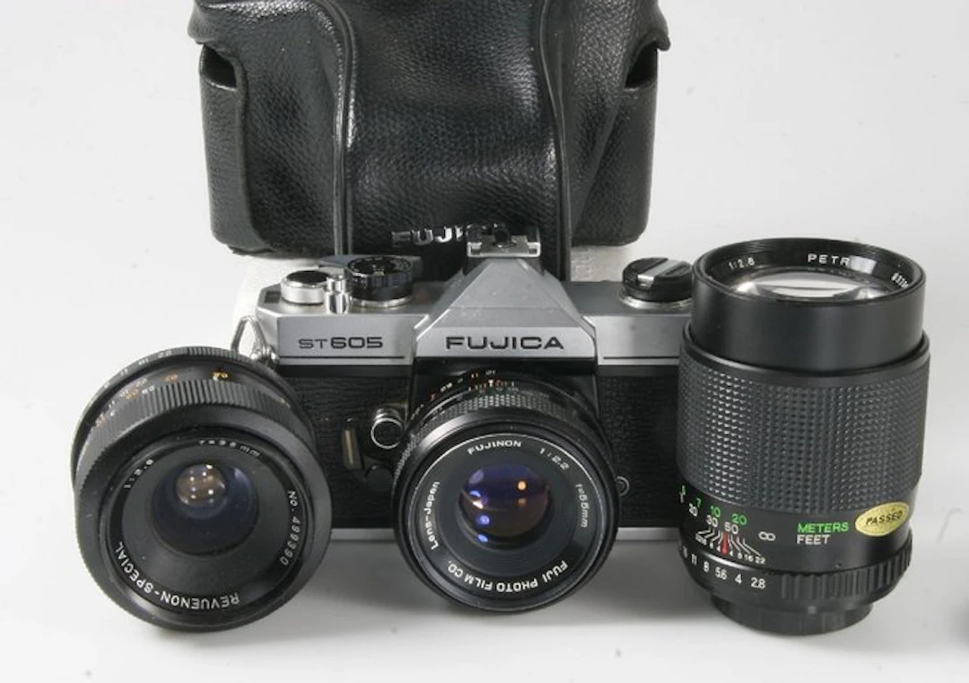 Fujica ST605 + 55mm + 35mm + 135mm - M42 | Single lens reflex camera (SLR)