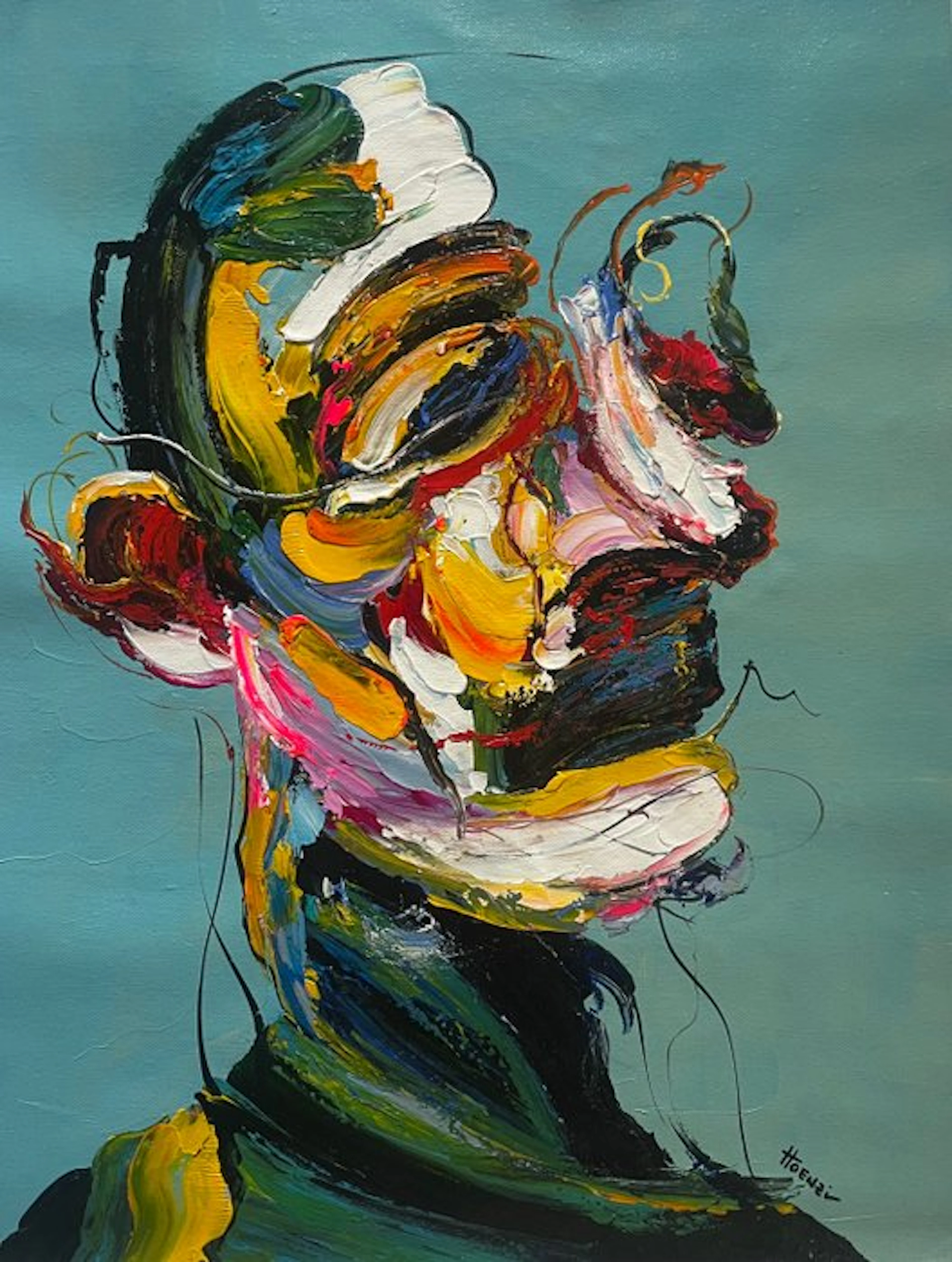 Hoenzi (XX-XXI) - Ritratto astratto