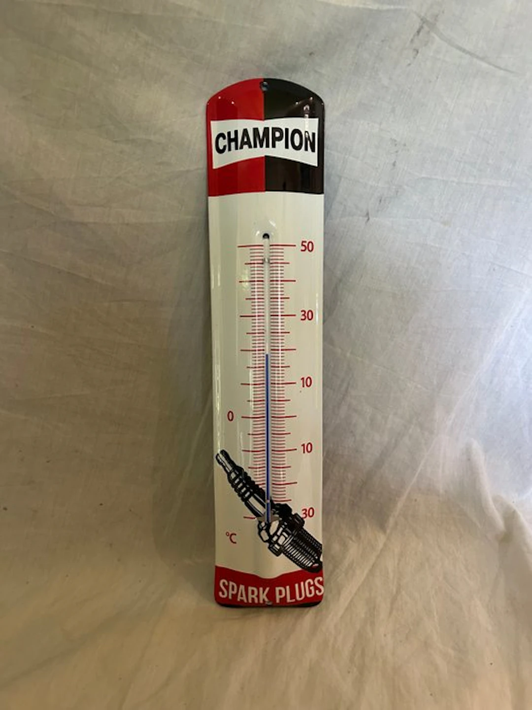 Enamel thermometer Champion - Enamel sign - Enamel