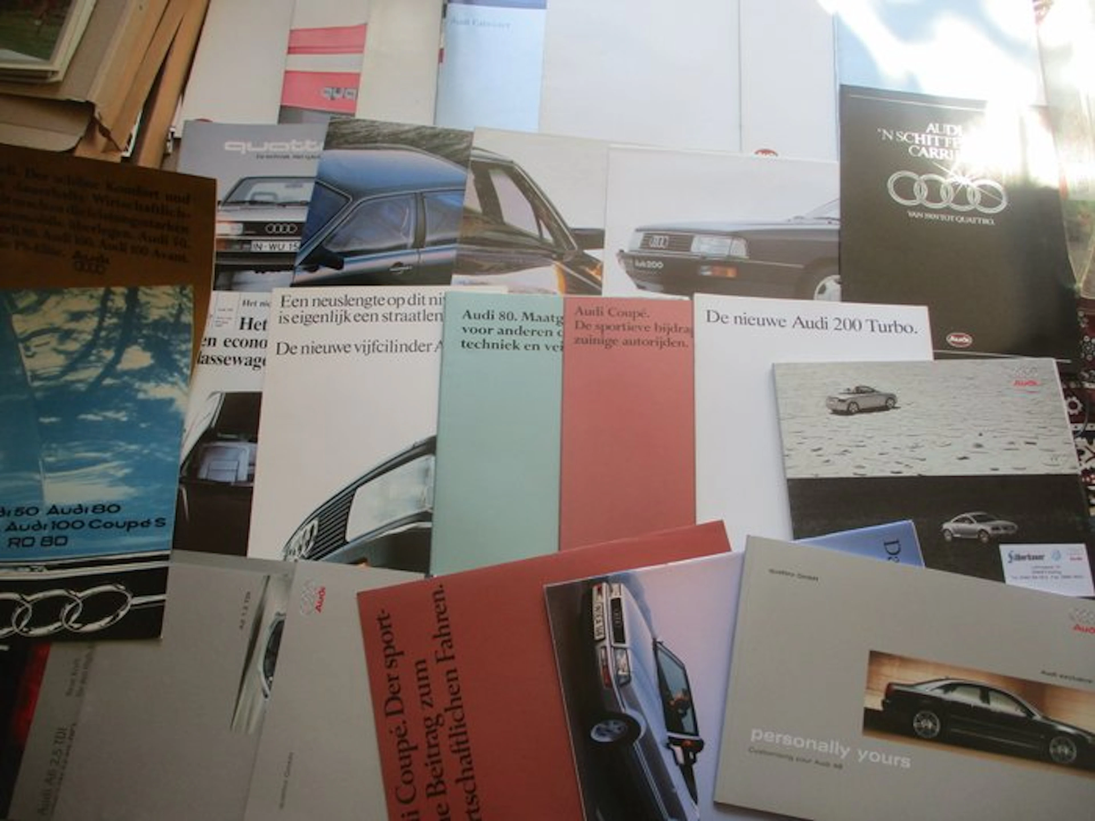Audi 80/100/200/turbo/Cabrio/Coupe quattro/TT/Exclusive - Brochure - 1975