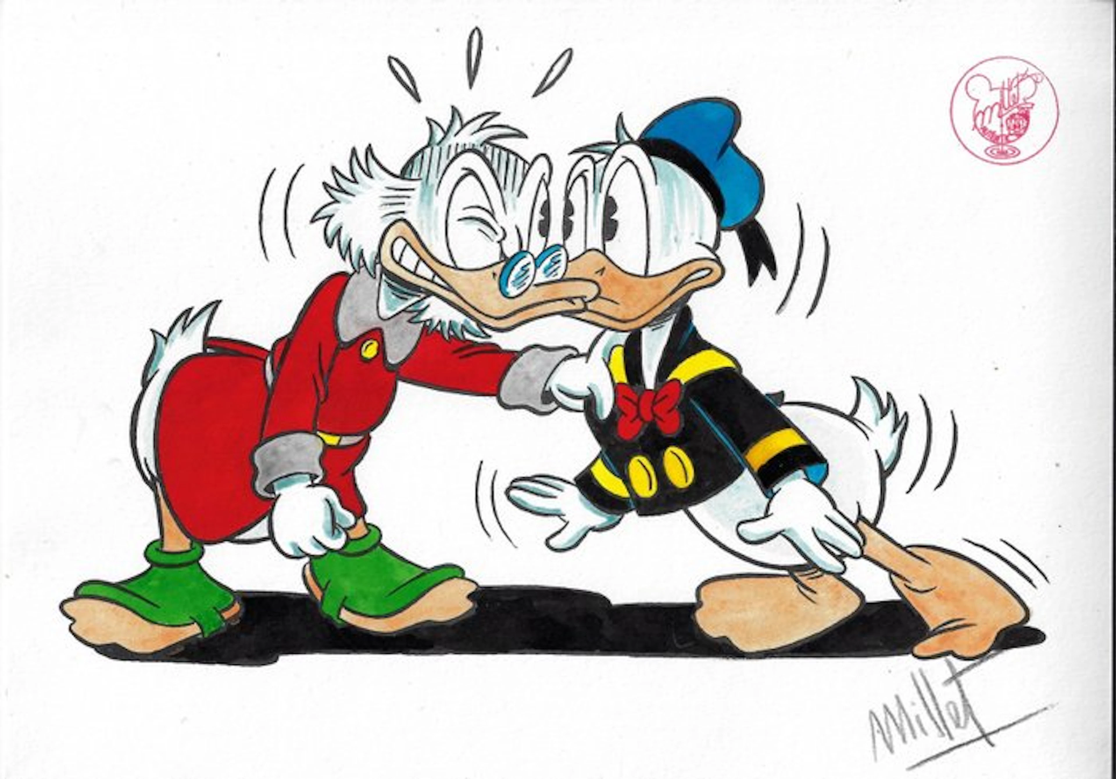 Millet - 1 Original colour drawing - do - 2026