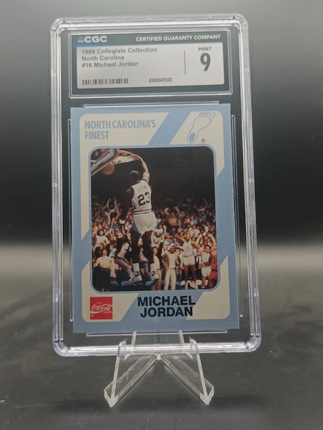 Collegiate Collection 1989 Michael Jordan #16 - CGC 9 Graded card