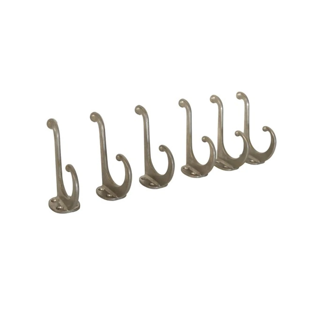 Set of coat hooks - Aluminium - Europe - Vintage (No reserve price)