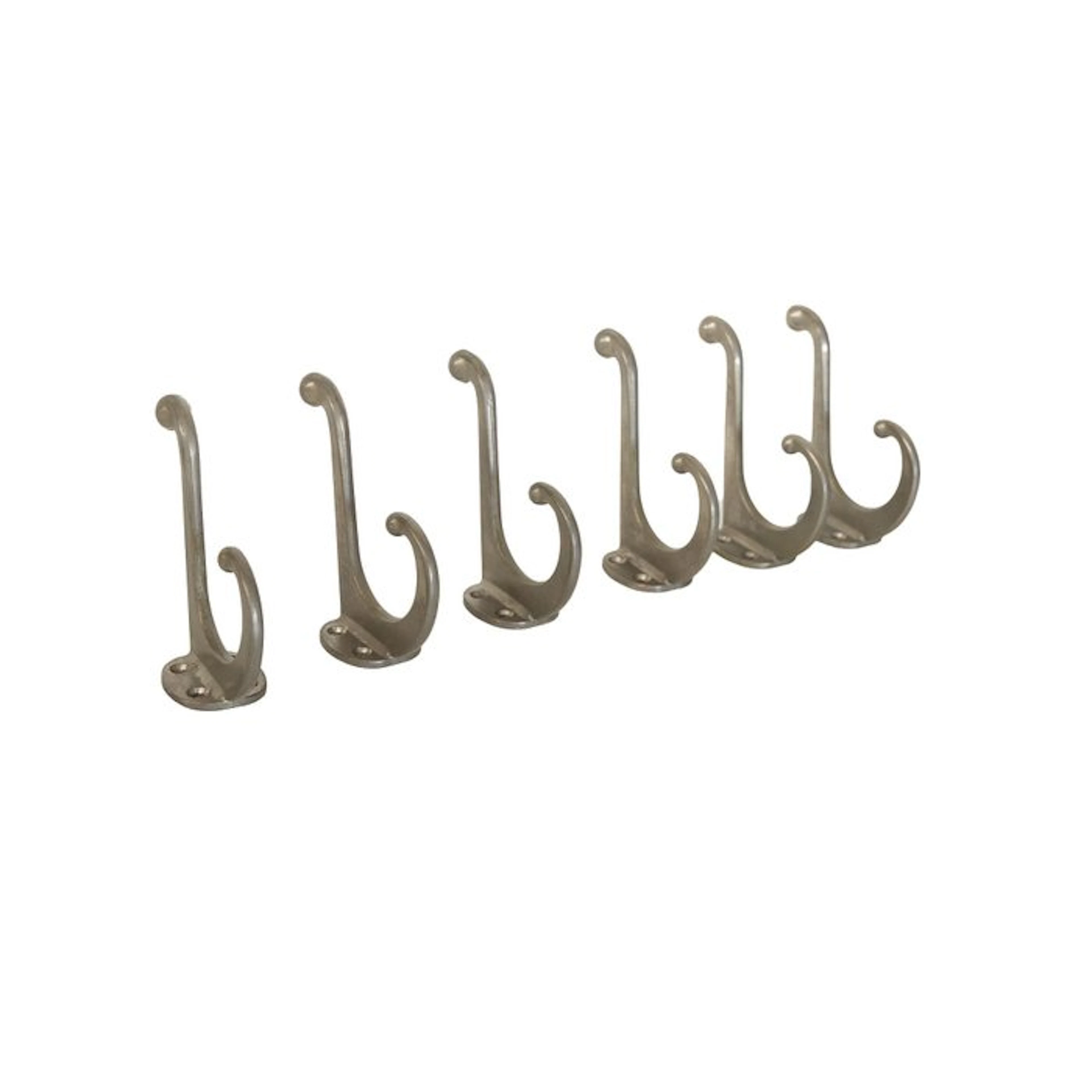 Set of coat hooks - Aluminium - Europe - Vintage (No reserve price)