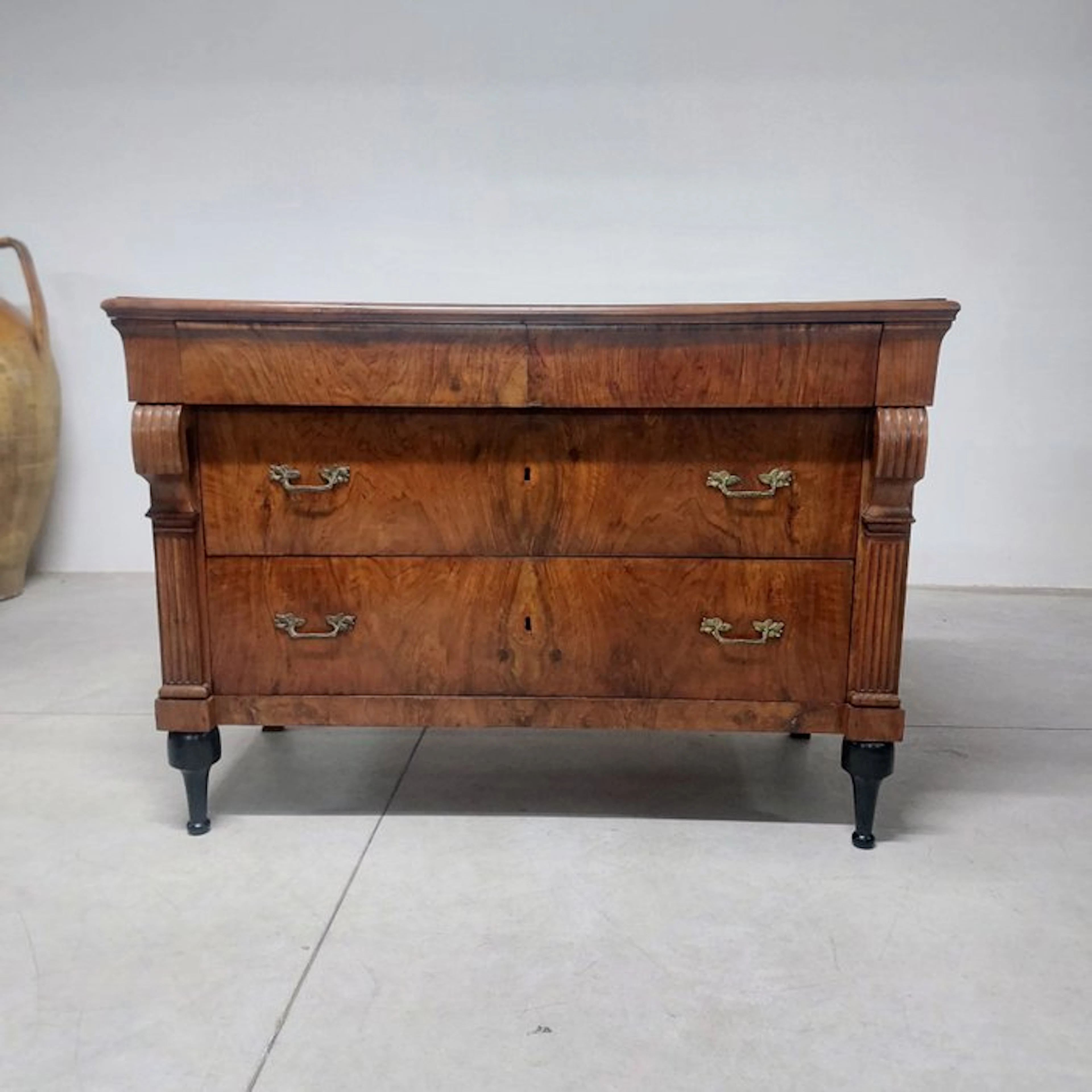 Chest of drawers - How? - Walnut - Beginning of the xlx century Empire
