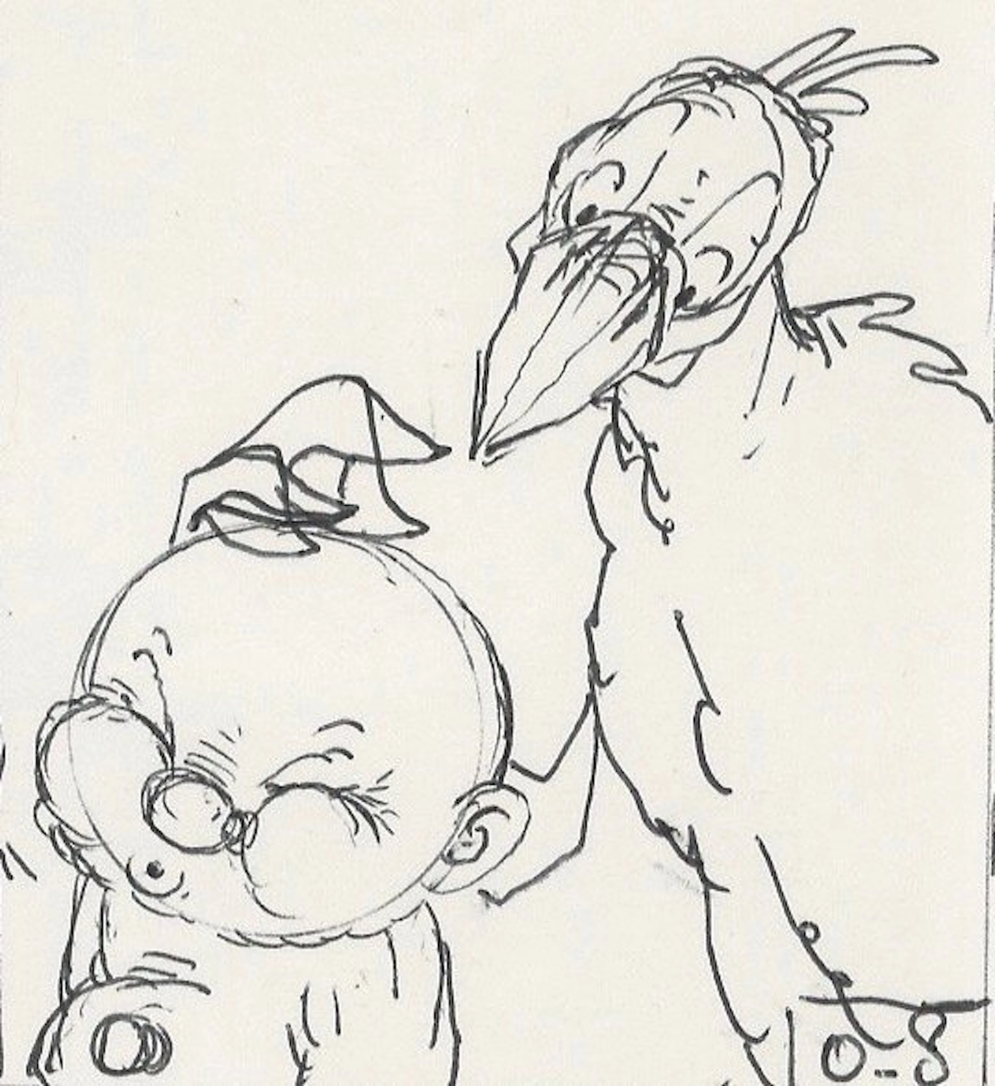 Dulieu, Jean - 1 large original pencil drawing - Paulus...