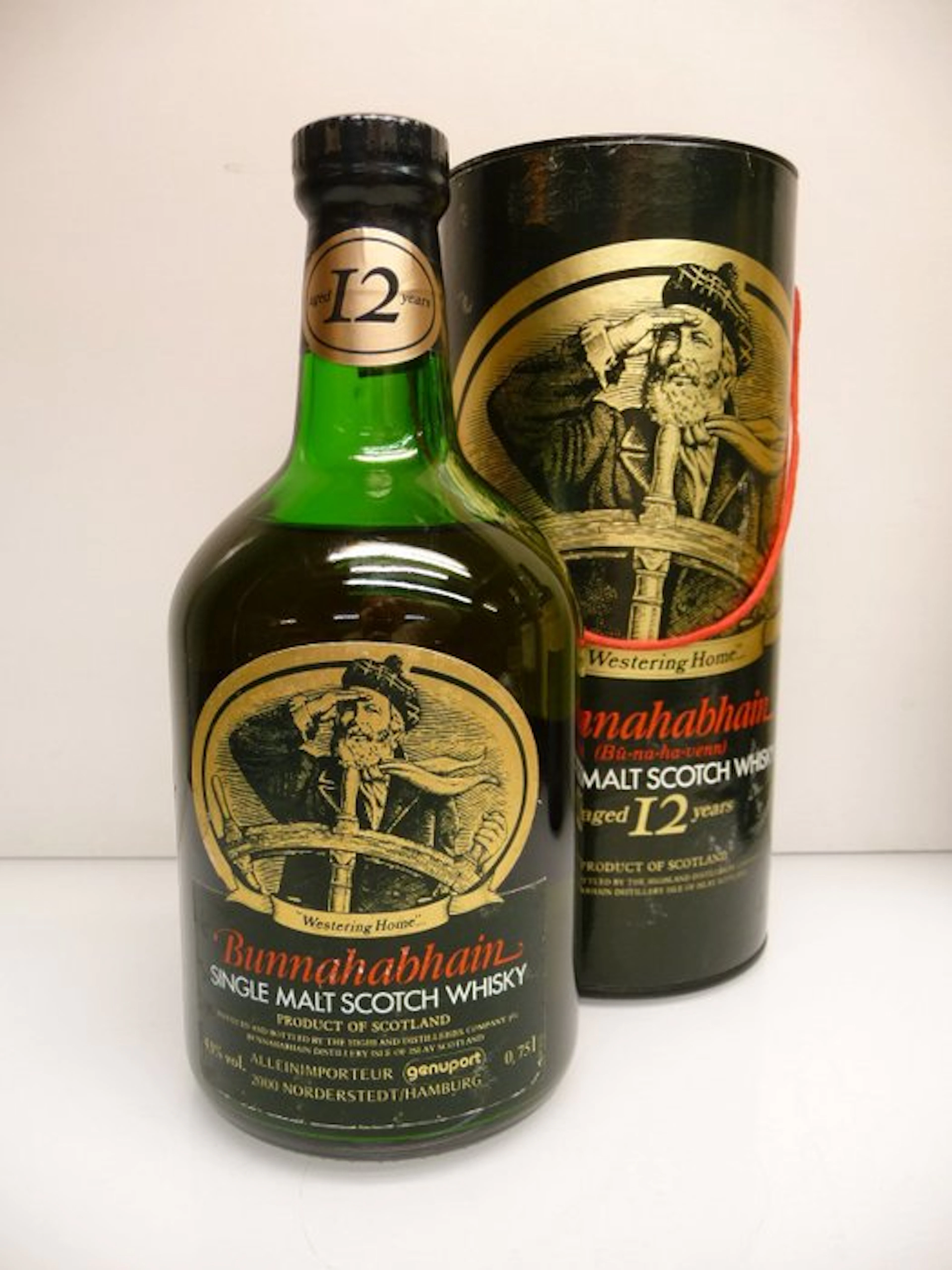 Bunnahabhain 12 years old Genuport Import (D) - b. 1980s - 75cl