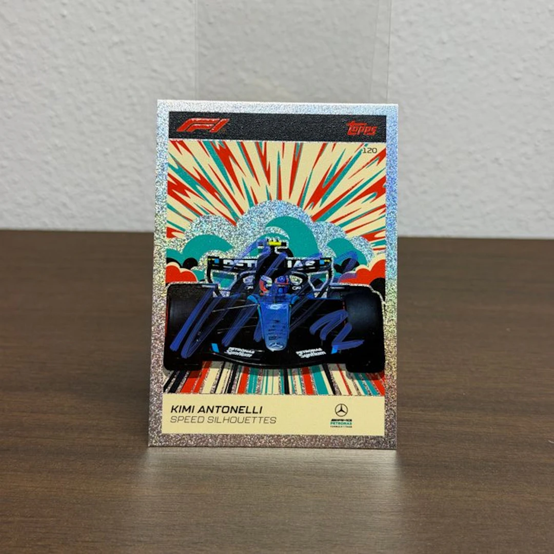 Mercedes - Topps n°120 - Speed Silhouettes - Kimi...