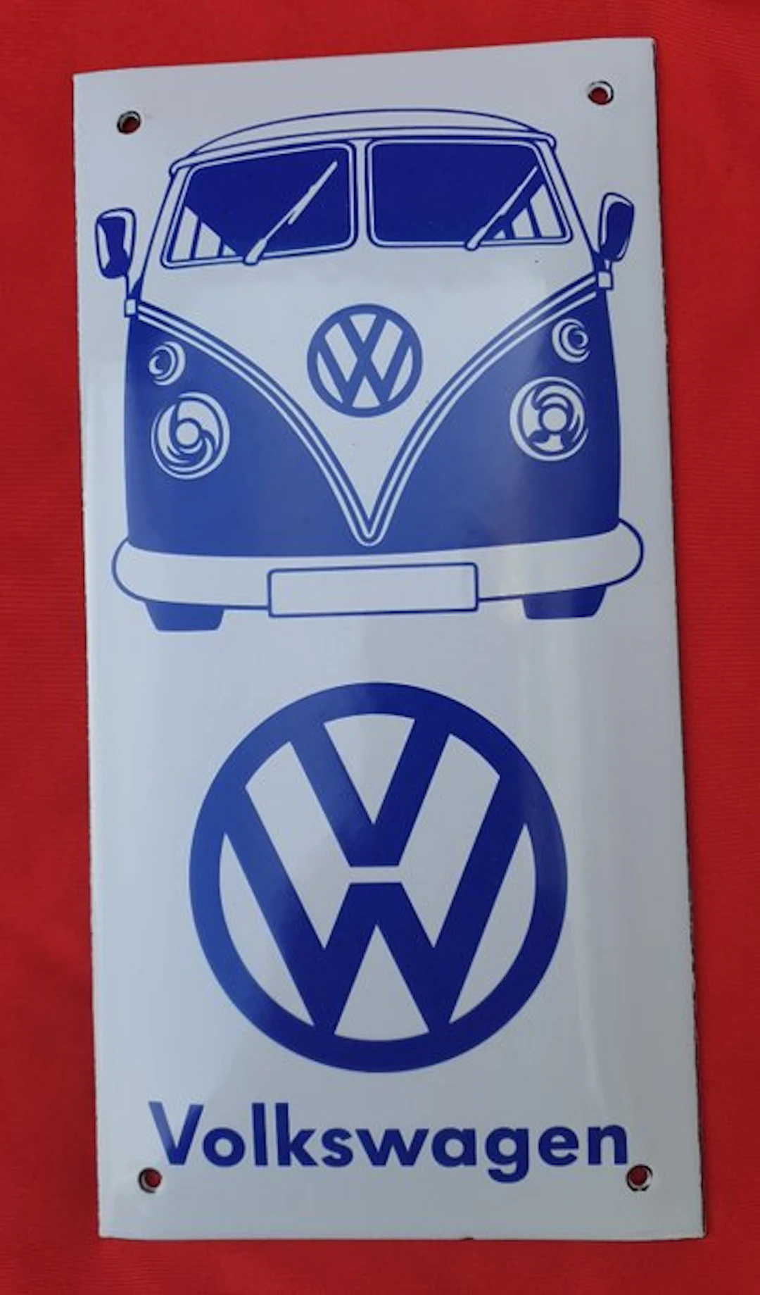 Volkswagen - Volkswagen enamel sign - Enamel sign - Enamel, Metal