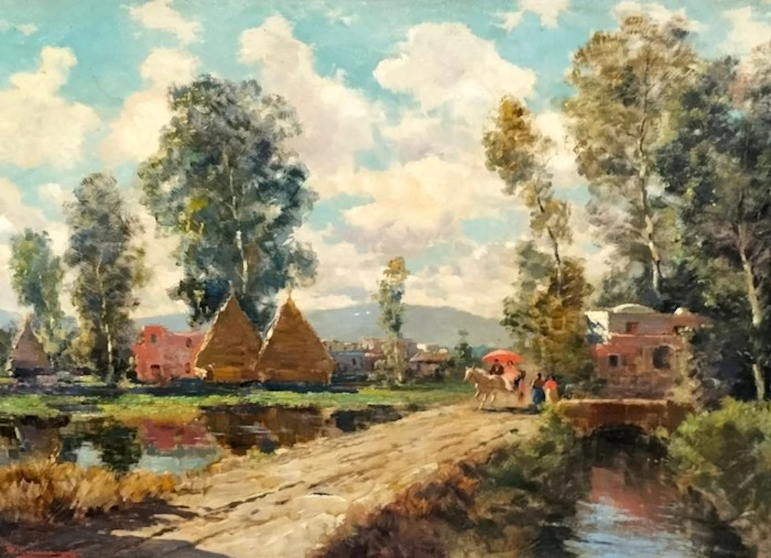 Ilio Giannaccini (1897-1968) - Paesaggio