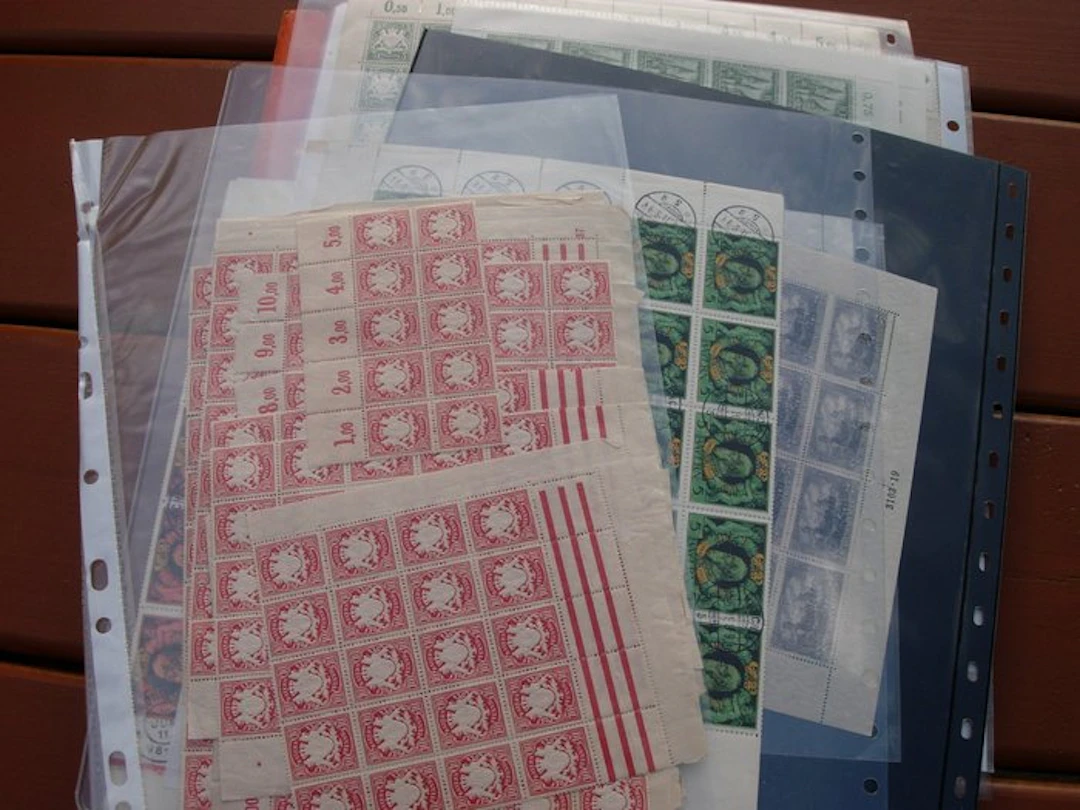Germany - Lot of sheets / partial sheets Germany and France. Mint and canceled.