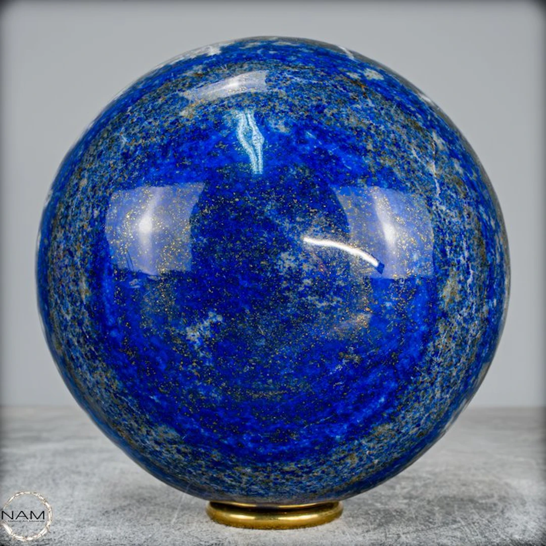 First Quality Natural Royal Blue Lapis Lazuli Sphere- 3995.95 g