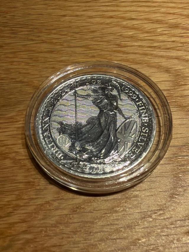 United Kingdom. 2 Pounds 2024 'Britannia' 1 oz (.999) Silber (No reserve price)