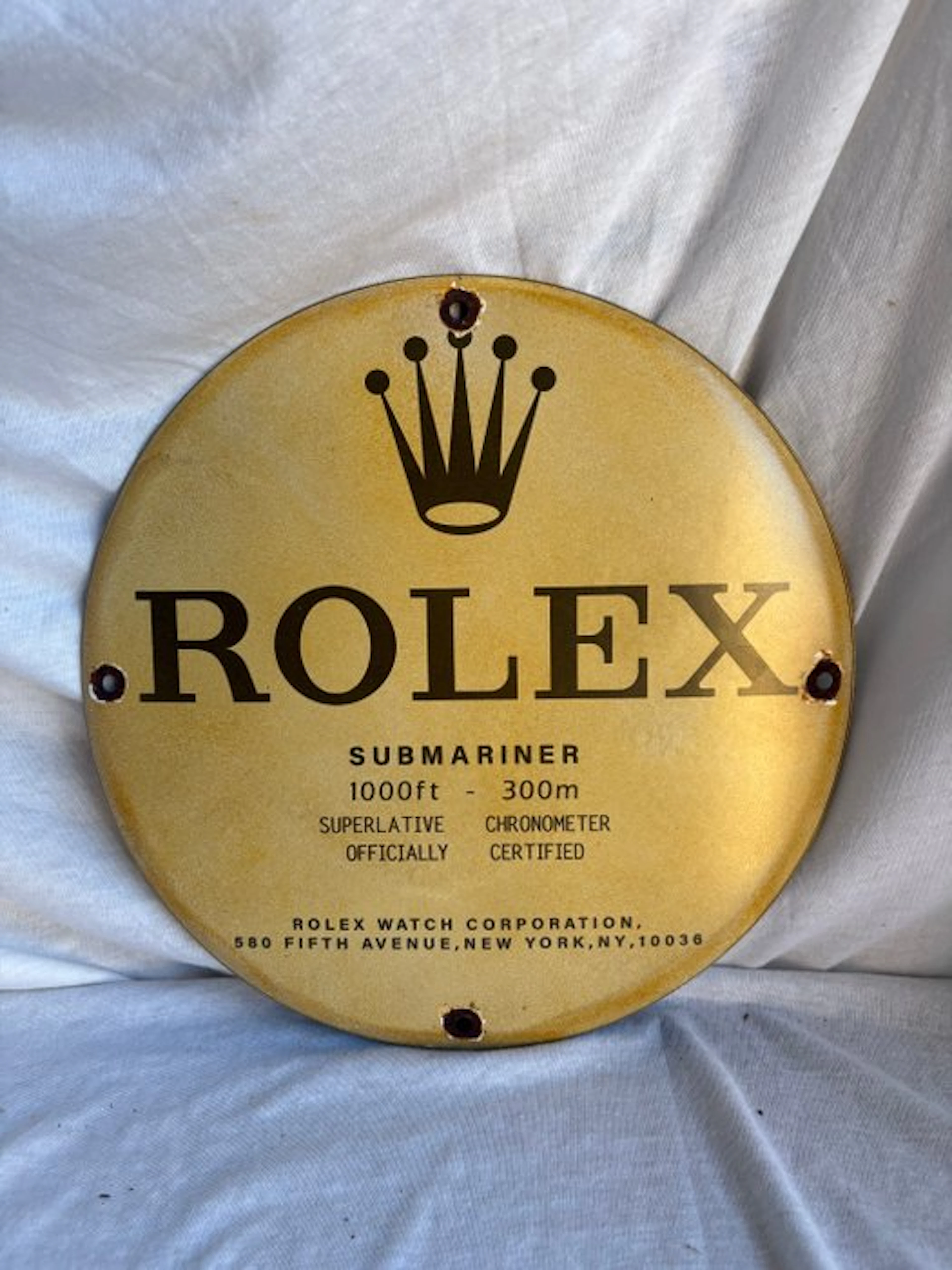 Rolex Submariner – Luxe Emaille Reclamebord – Iconisch...