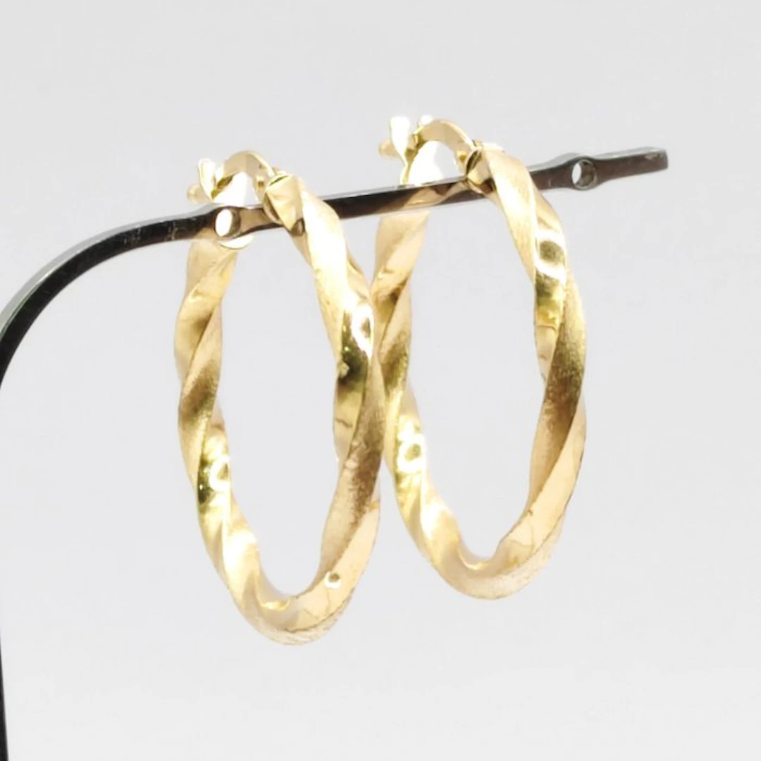 No reserve price - Earrings - 18 kt. Yellow gold