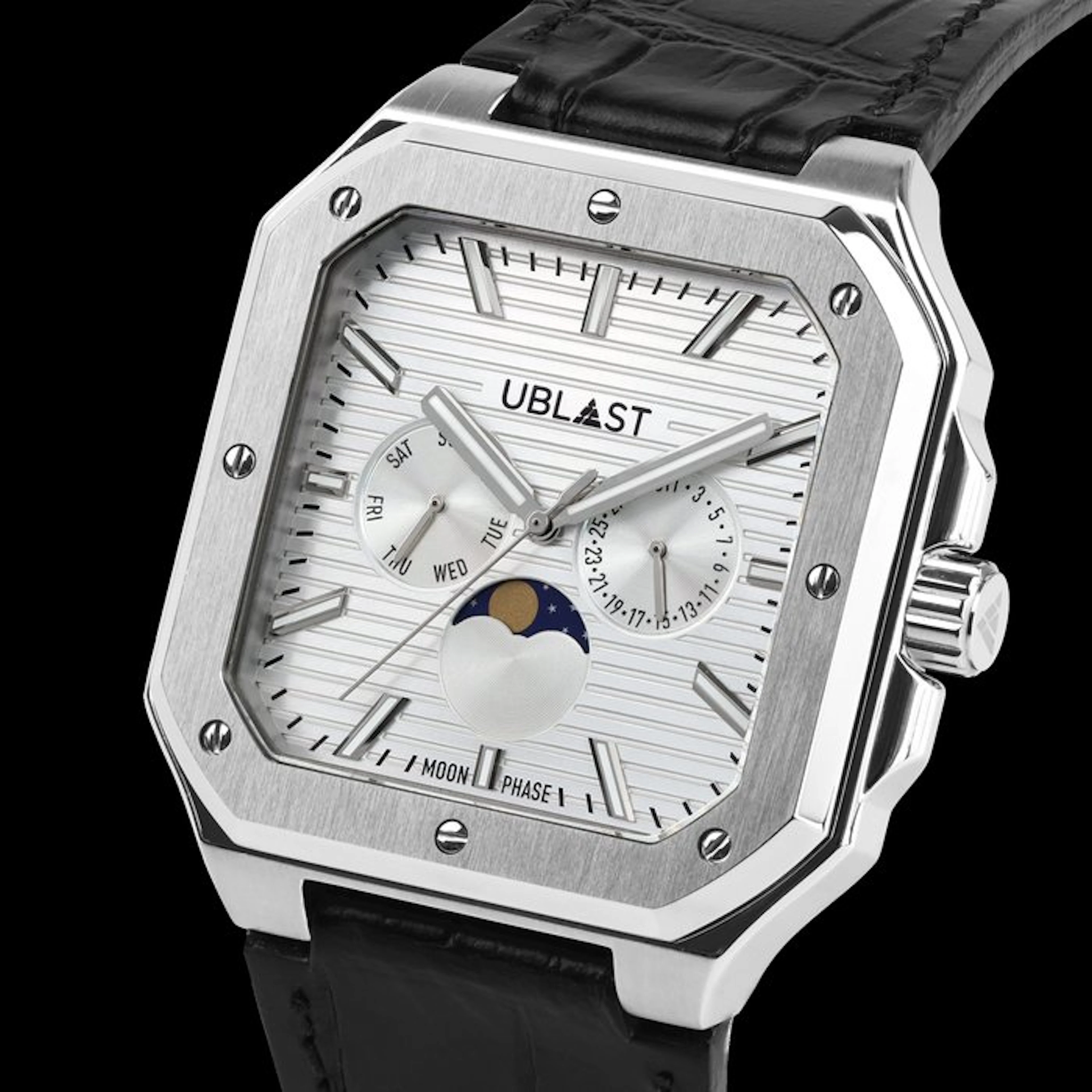 Ublast - Square - Moonphase Calendar - No reserve price - REF.UBSQML44SV - Ltd