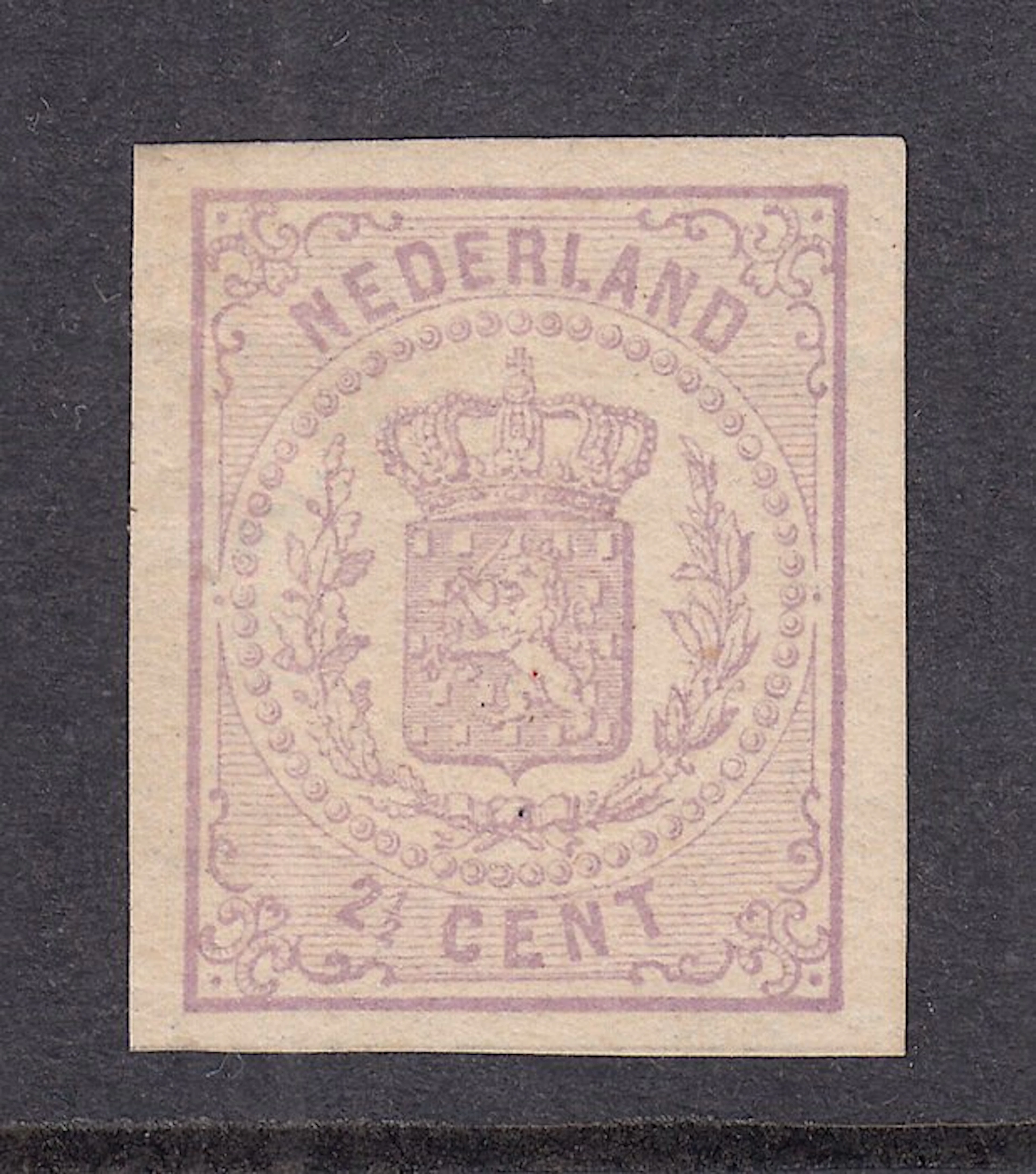 Netherlands 1869 - National coat of arms, undented. - NVPH 18v