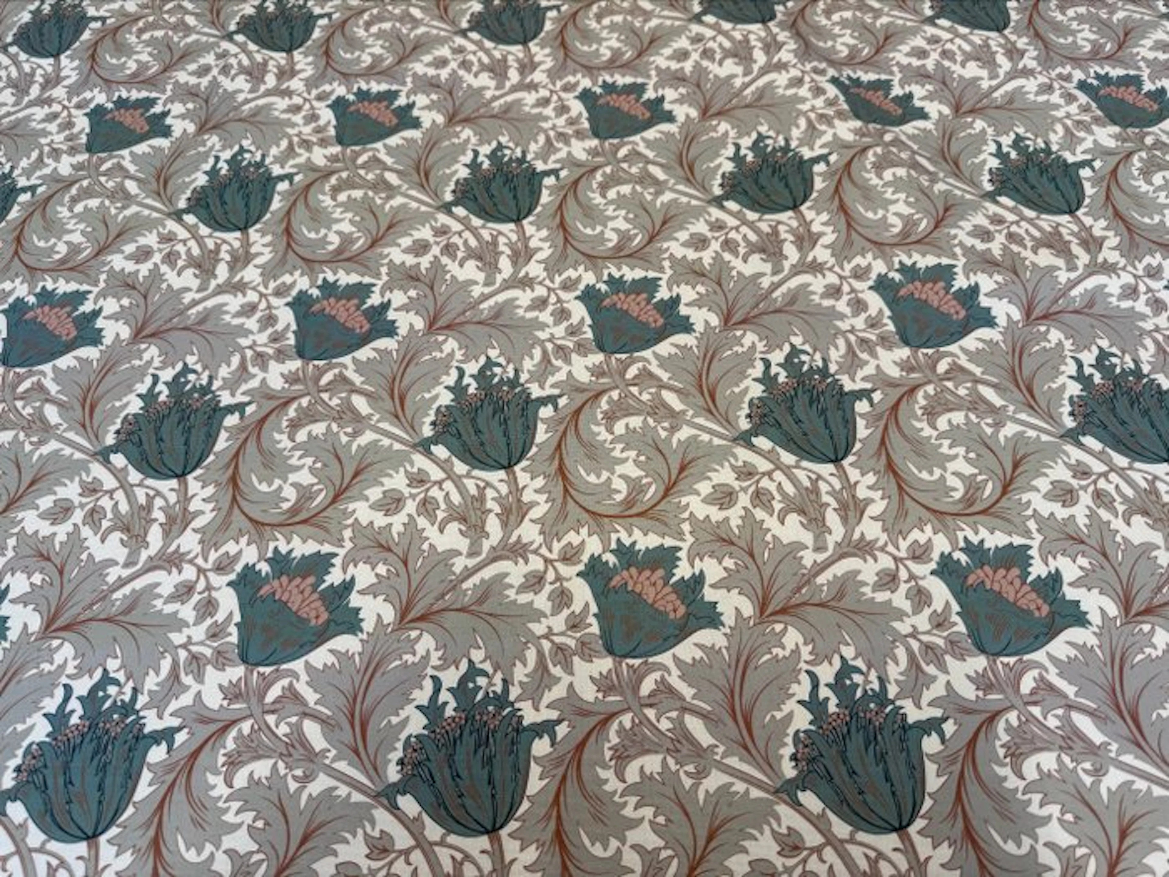 GCFabrics – Cotton Upholstery Fabric with a Stylized...