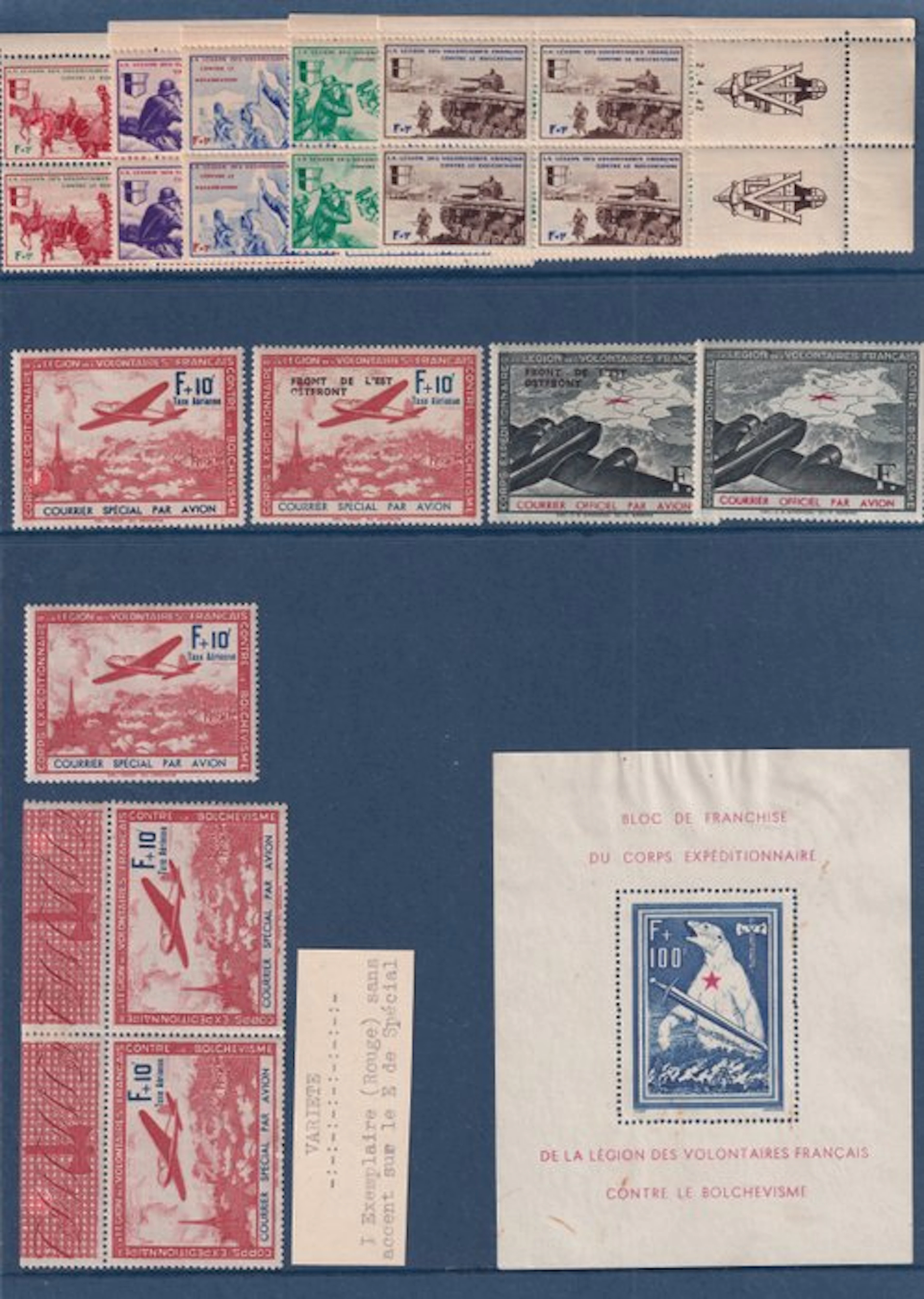 France - LVF stamp series - Mayer