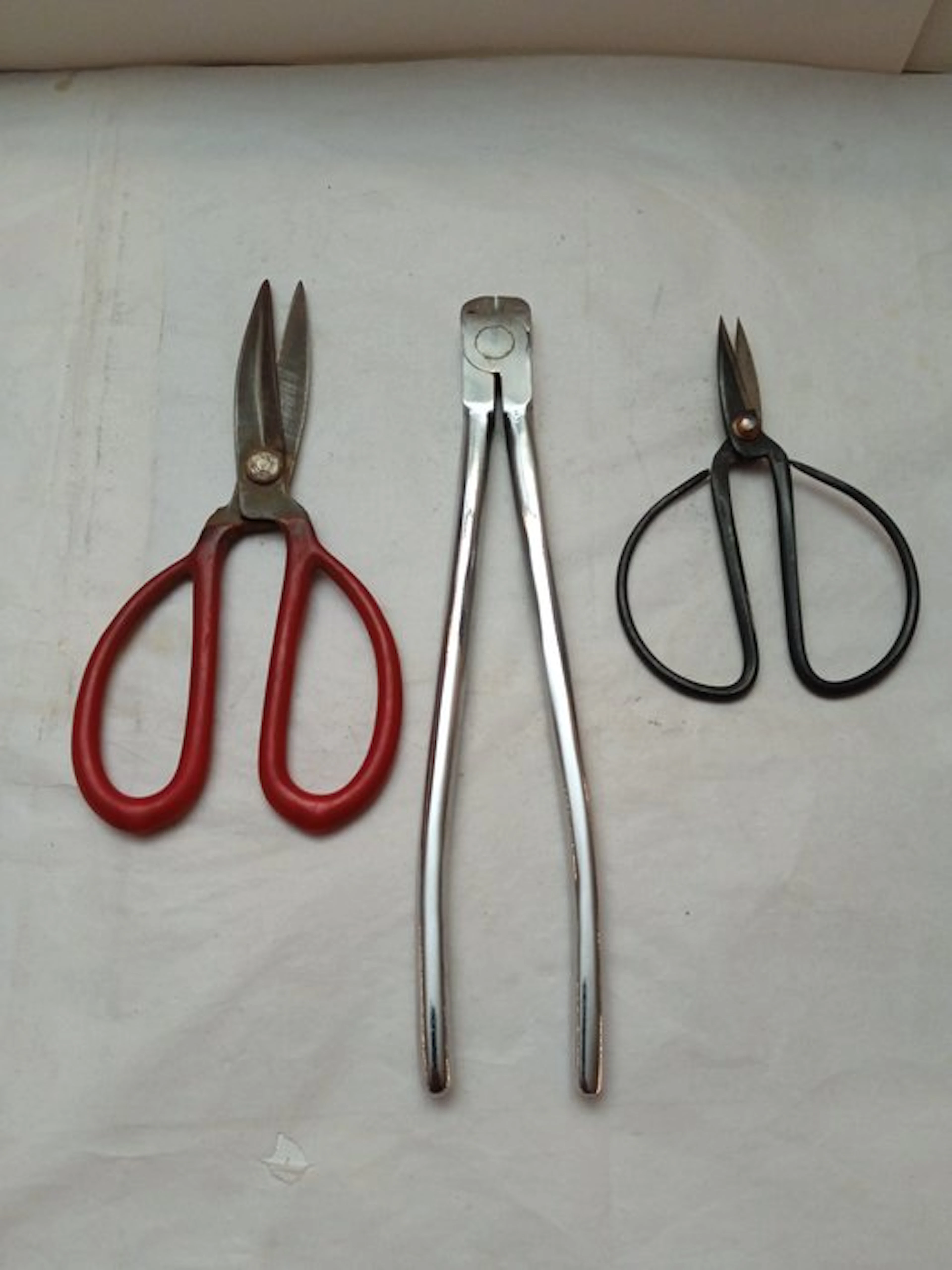 Scissors (3) - Steel, Metal - Caring for the bonsai