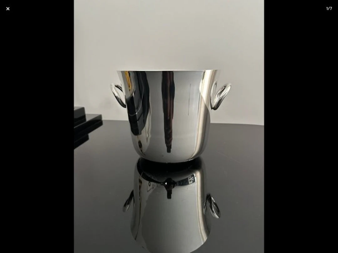 Christofle - Andrée Putman - Champagne cooler - Vertigo - Silverplated