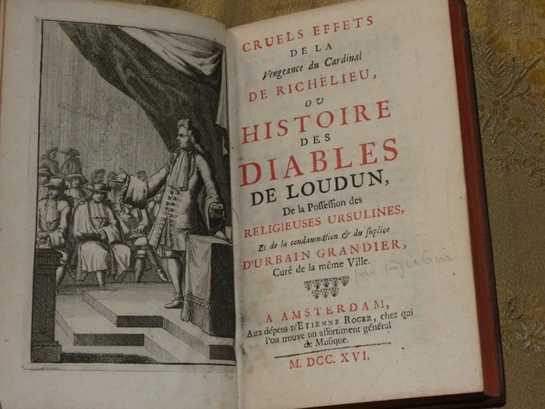 Nicolas Aubin - Histoire des Diables de Loudun - 1716