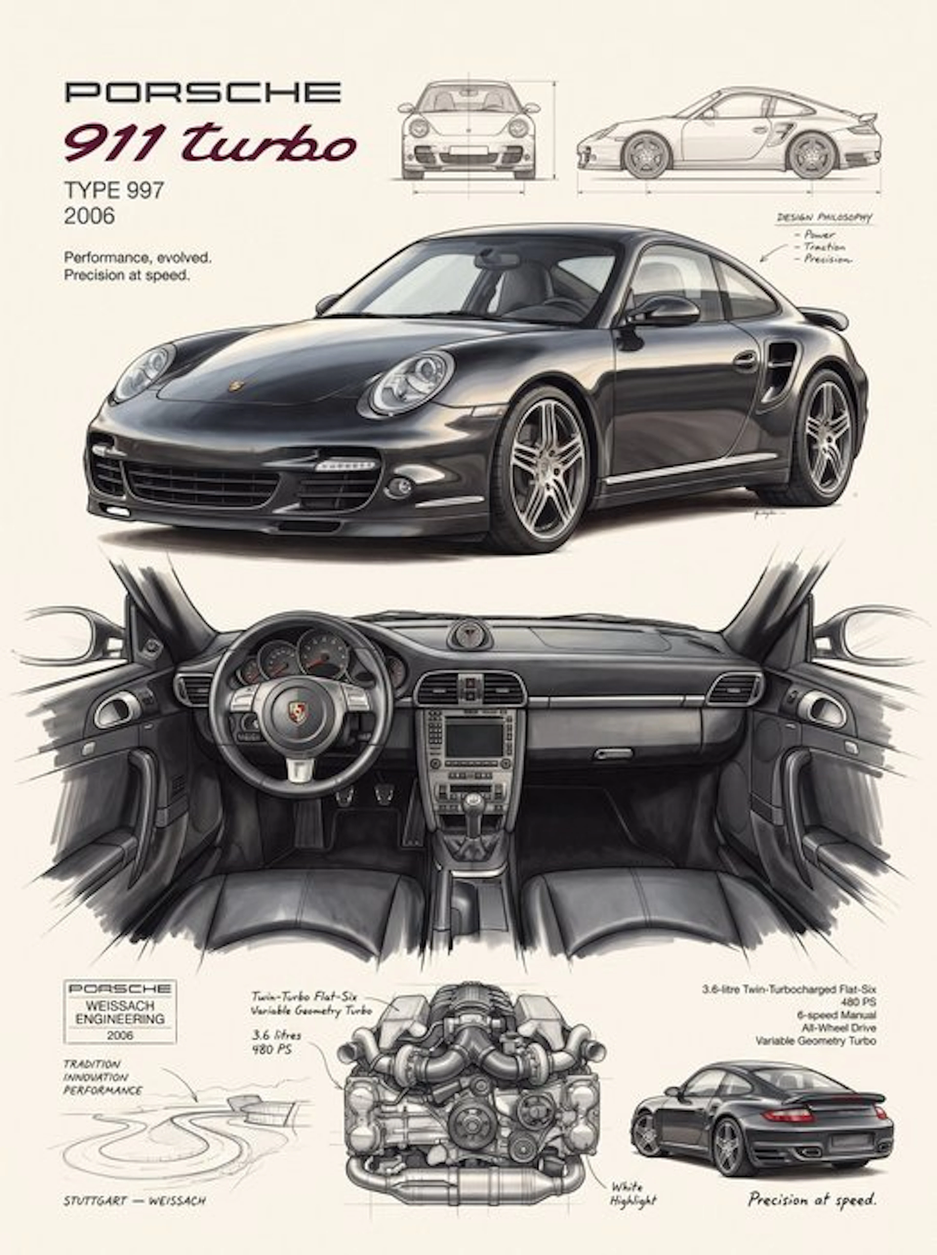 Shmidt.Art - Porsche 911 turbo - 2000s