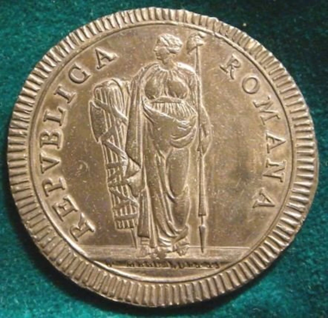 Rome. Prima Repubblica Romana (1798-17999. Scudo Romano Raro. Ottimo.