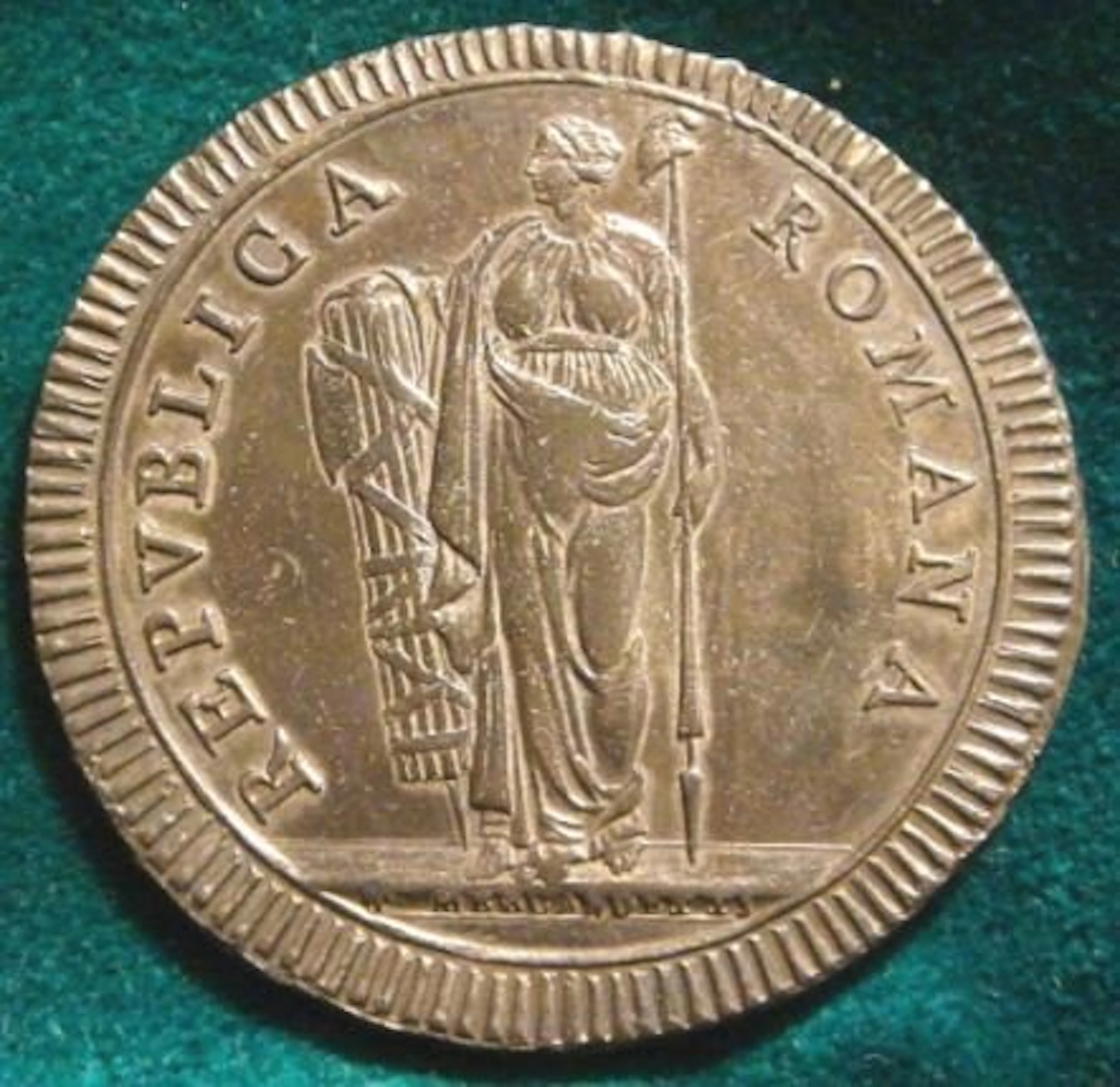 Rome. Prima Repubblica Romana (1798-17999. Scudo Romano Raro. Ottimo.