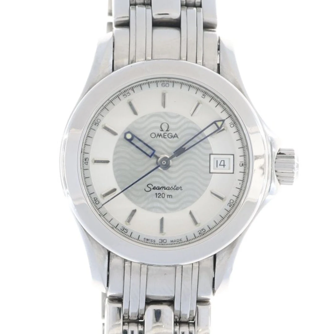 Omega - Omega Seamaster 120M Quartz Lady "Wave Dial" - No...