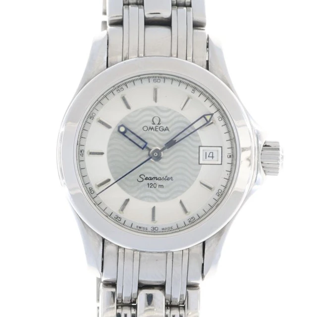 Omega - Omega Seamaster 120M Quartz Lady "Wave Dial" - No...
