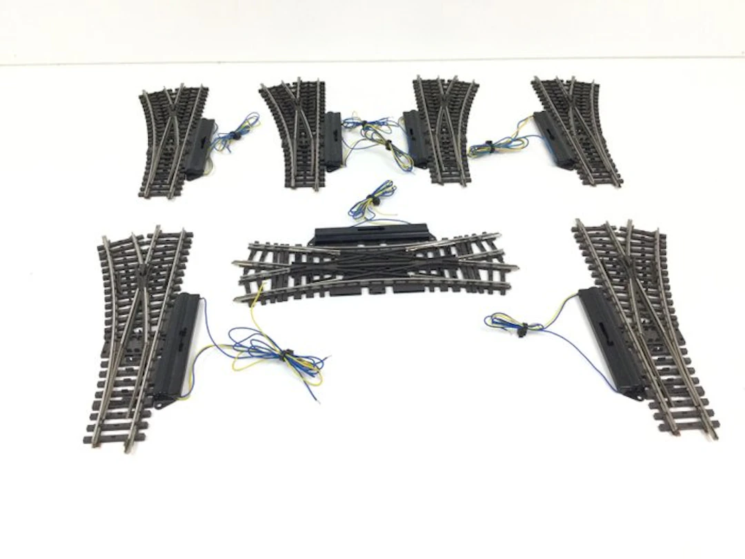 Märklin H0 - 2260/2265/2266/7549 - Model train tracks (14) - 7x K-Rail switches