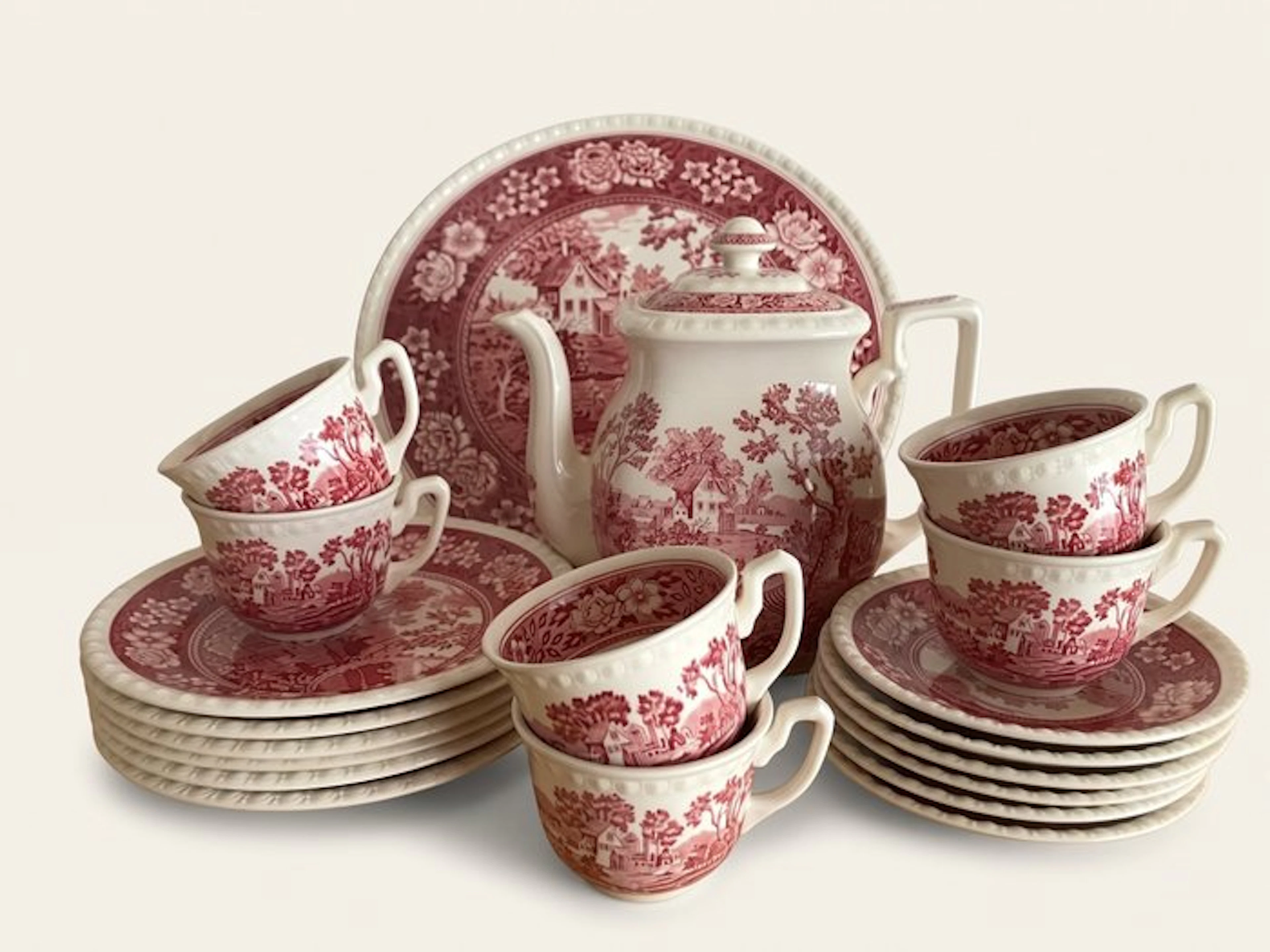 Villeroy & Boch - Coffee set - mit Tortenplatte - Porcelain