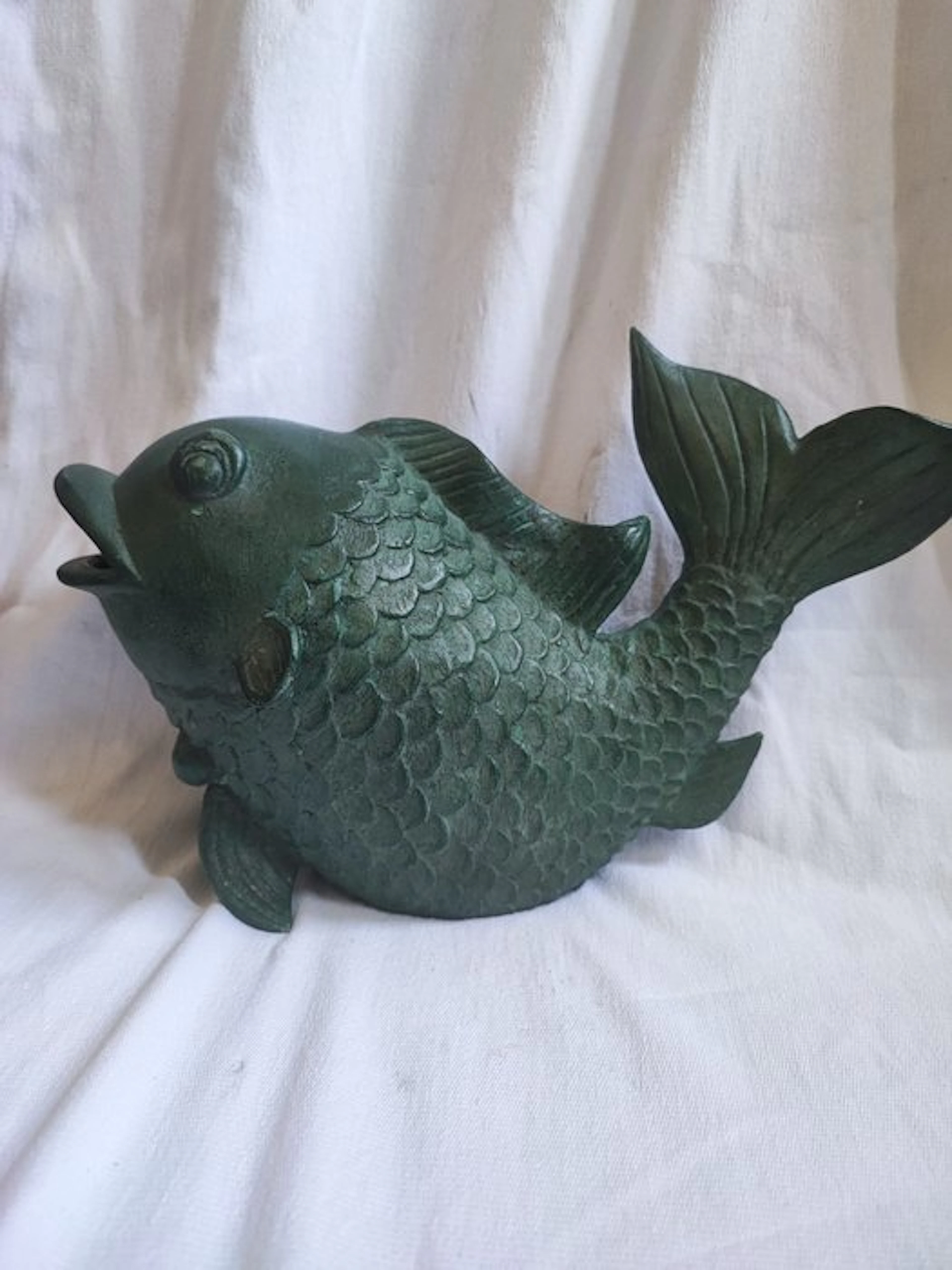 Sculpture, Vis - 28 cm - Bronze