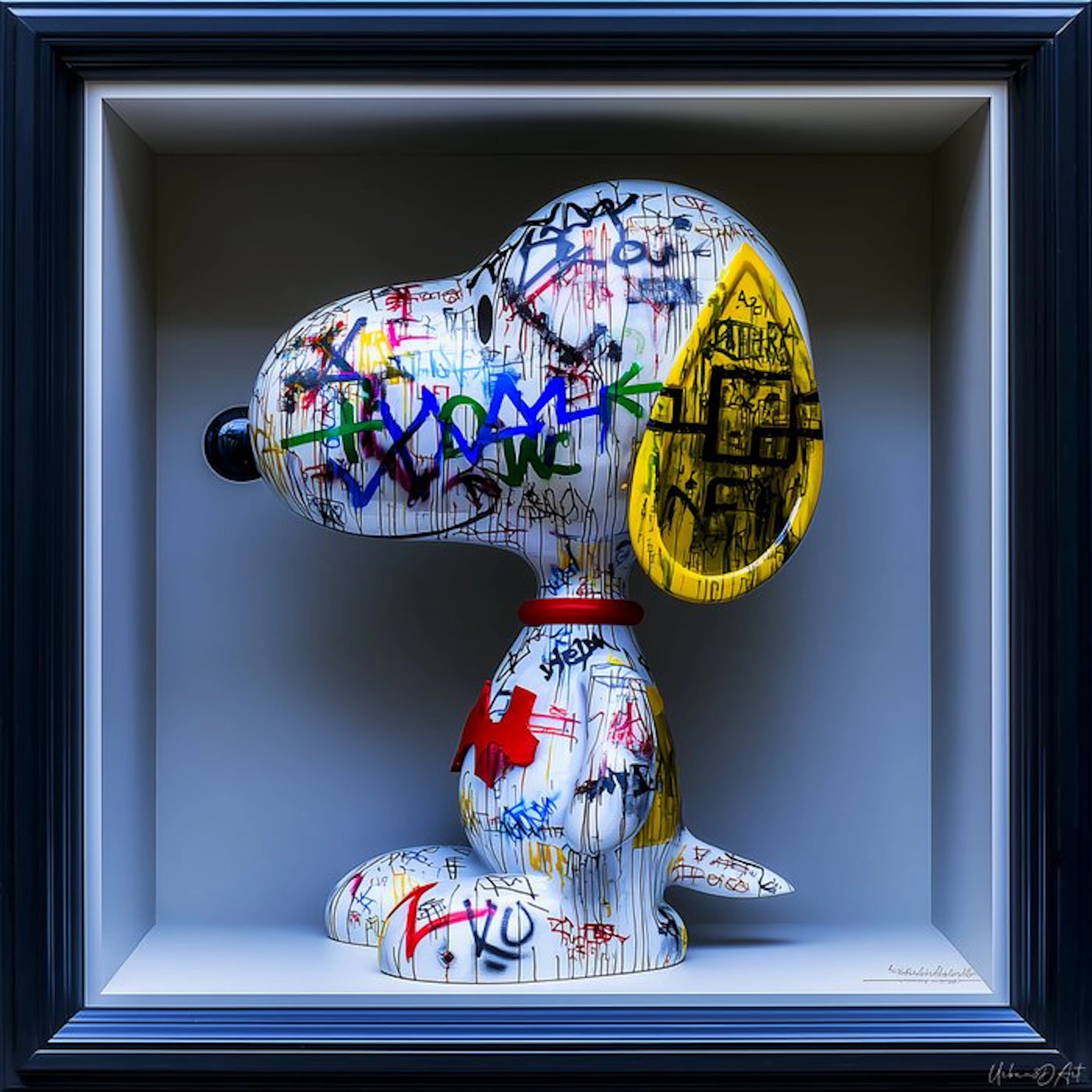 Urban3DArt (1971) - Snoopy Graf love Limited Edition Art numérique Mixte
